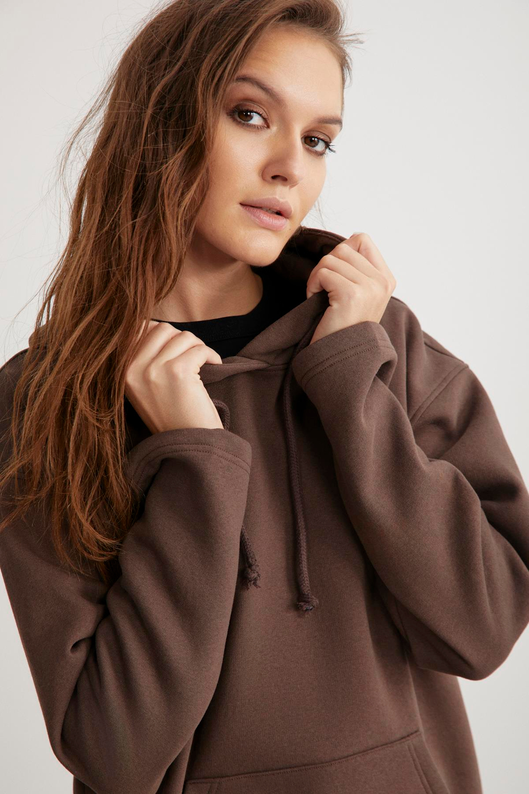 GAYLE  Oversize Acı Kahve  Sweatshirt