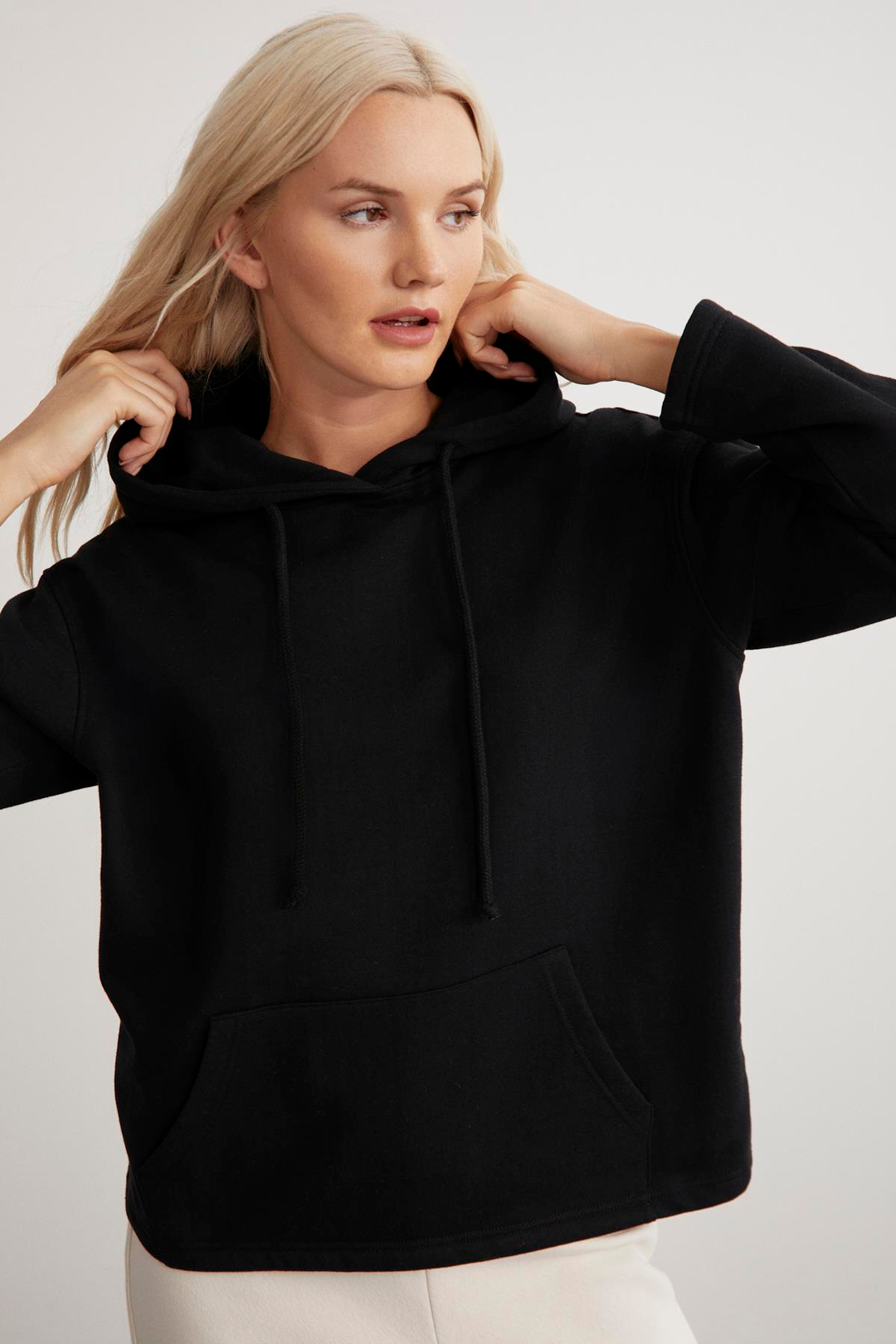 GAYLE  Oversize Siyah  Sweatshirt
