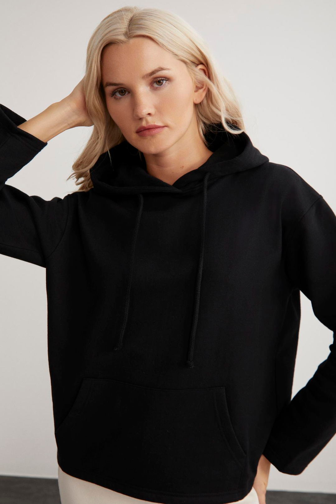 GAYLE  Oversize Siyah  Sweatshirt