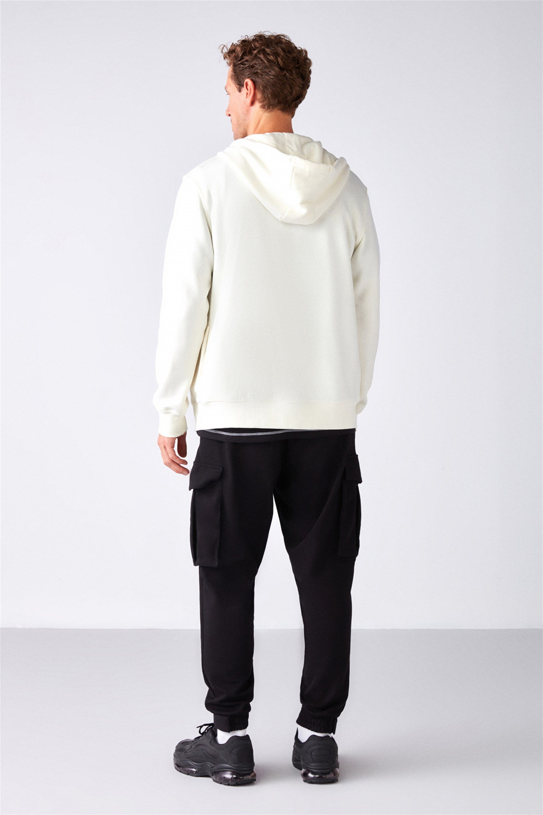 GERRY Örme Relaxed Ekru  Sweatshirt