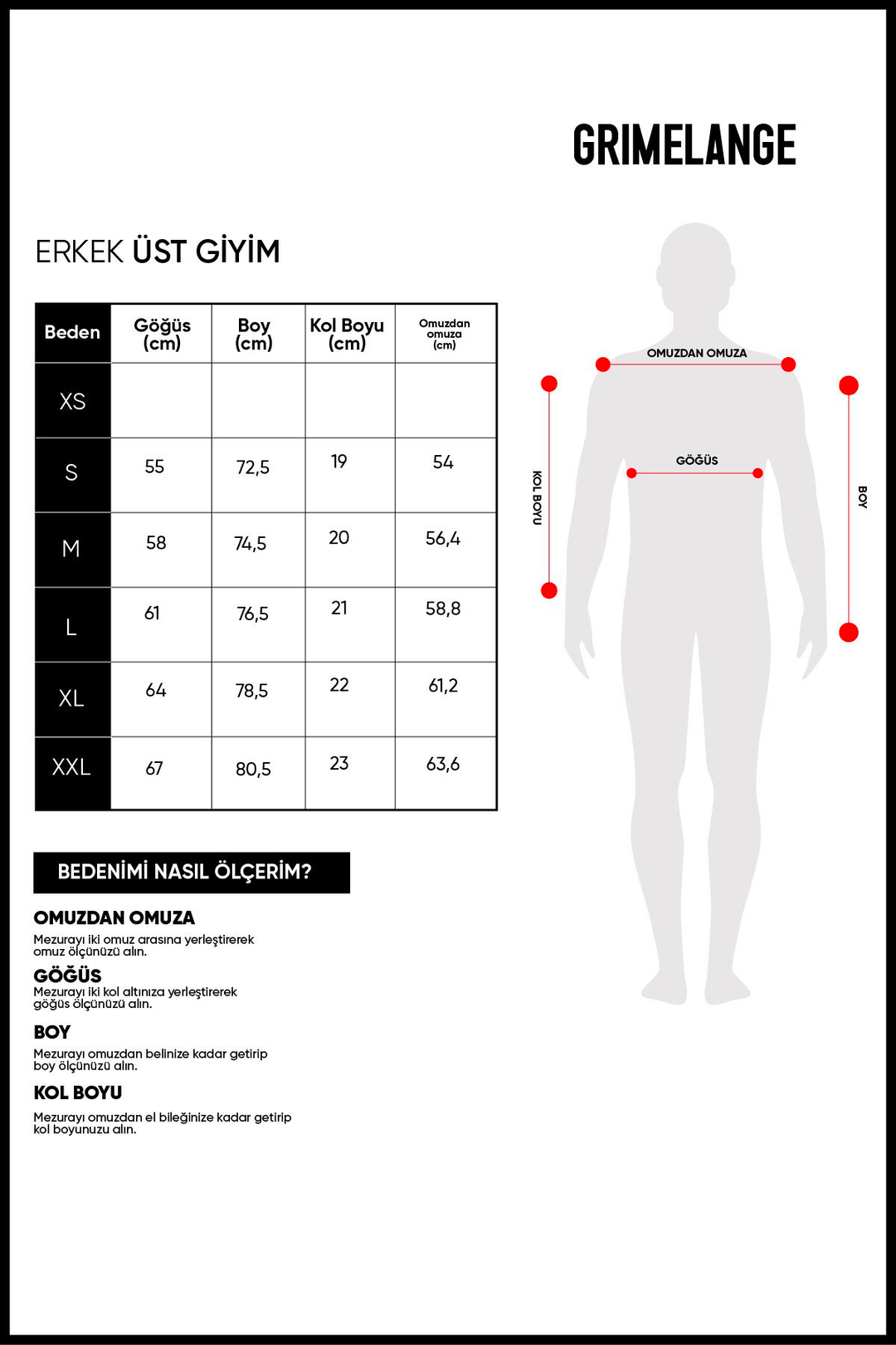 GRAHAM Basic Oversize Gri Tekli T-Shirt