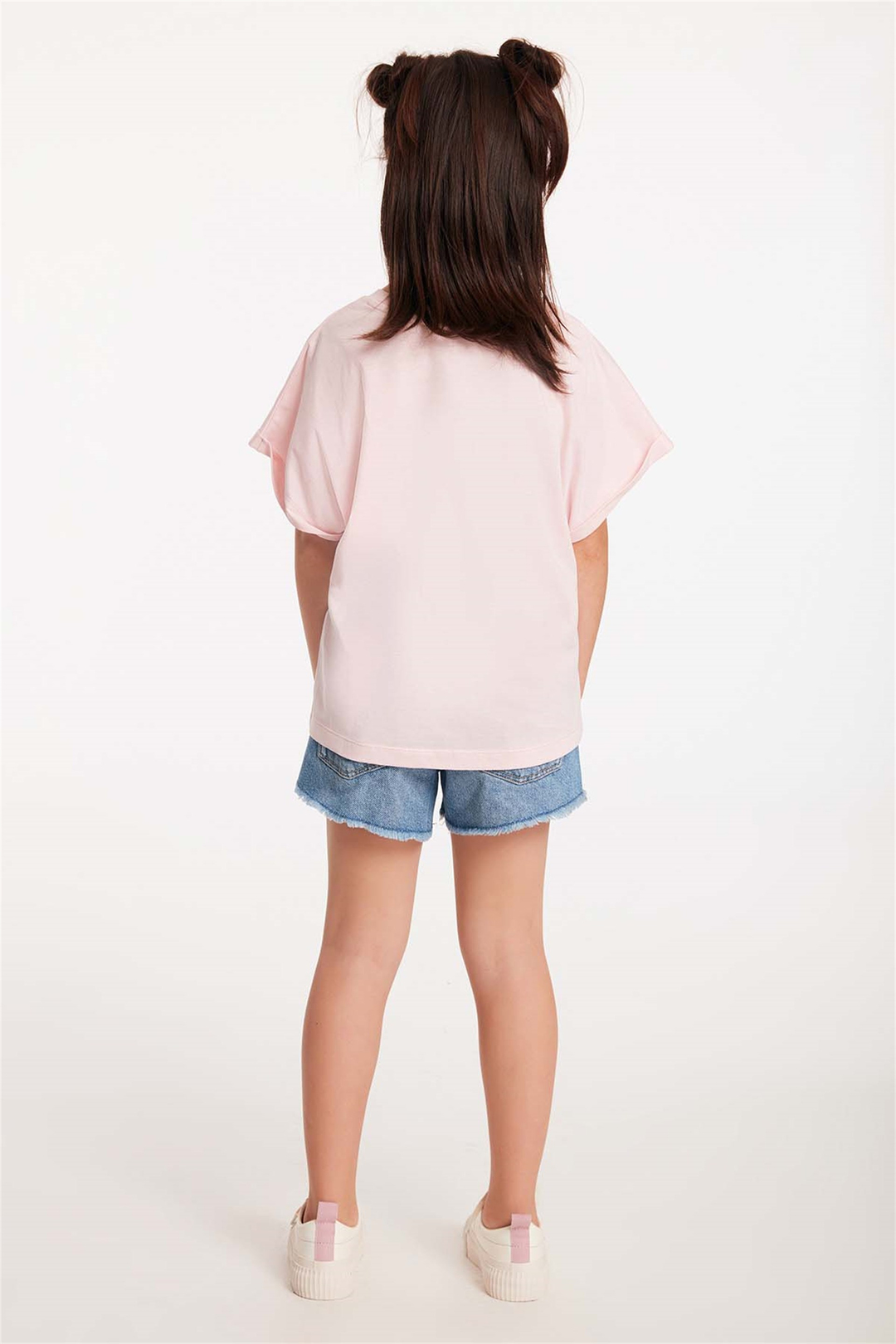 GRAVEL Örme Regular Fit Pembe  T-Shirt