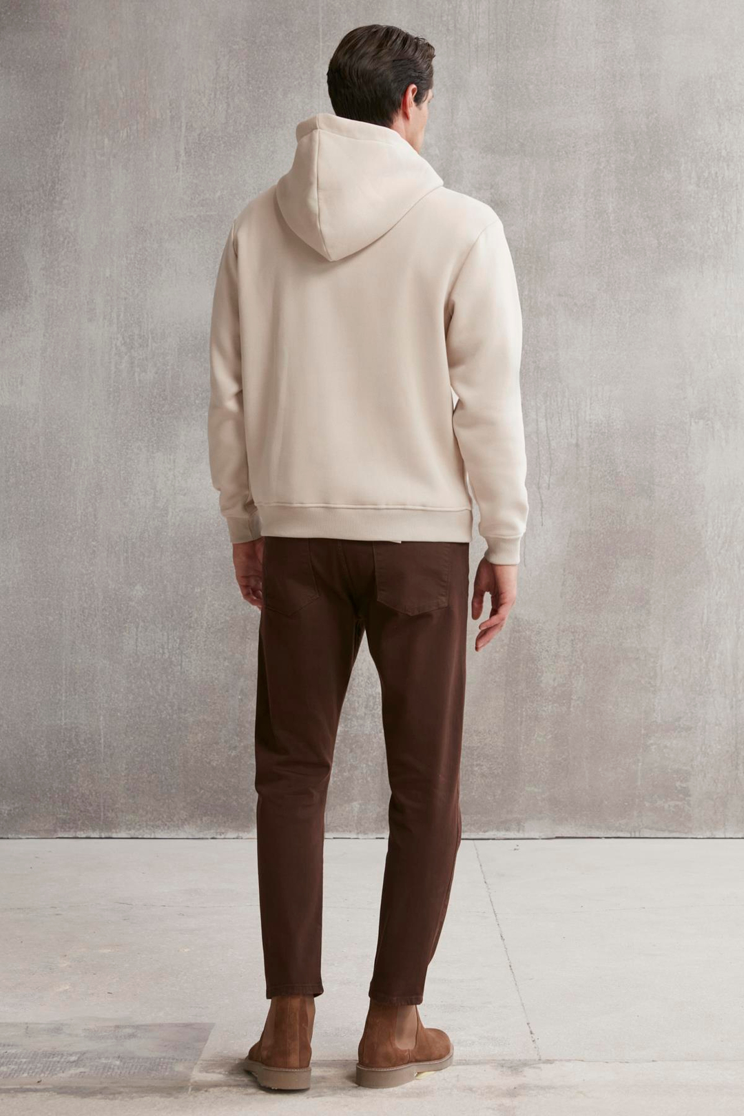 HAMILTON  Oversize Vizon Tekli Sweatshirt