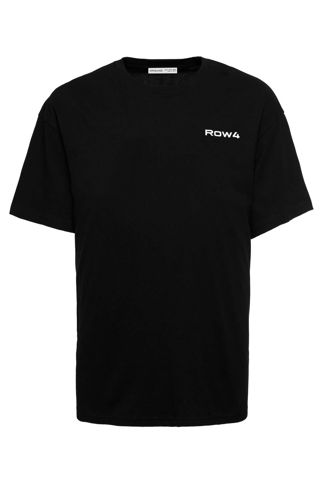 HASHTAG Örme Oversize Siyah  T-Shirt