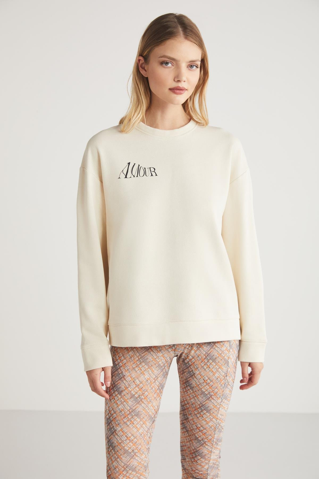 HETTY  Relaxed Vanilya Tekli Sweatshirt
