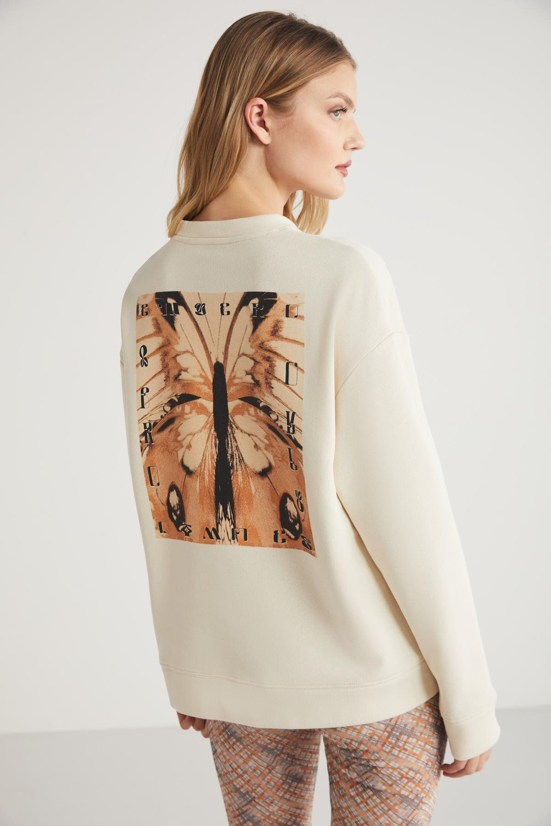 HETTY  Relaxed Vanilya Tekli Sweatshirt