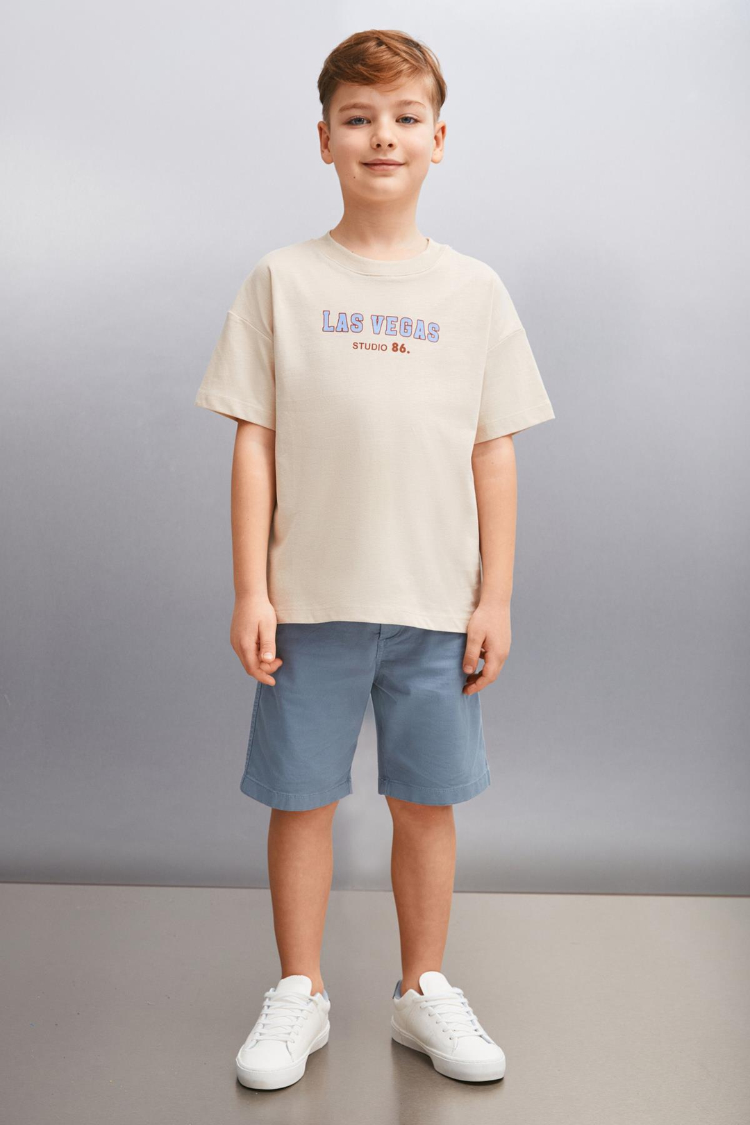 INIGO  Regular Bej Tekli T-Shirt