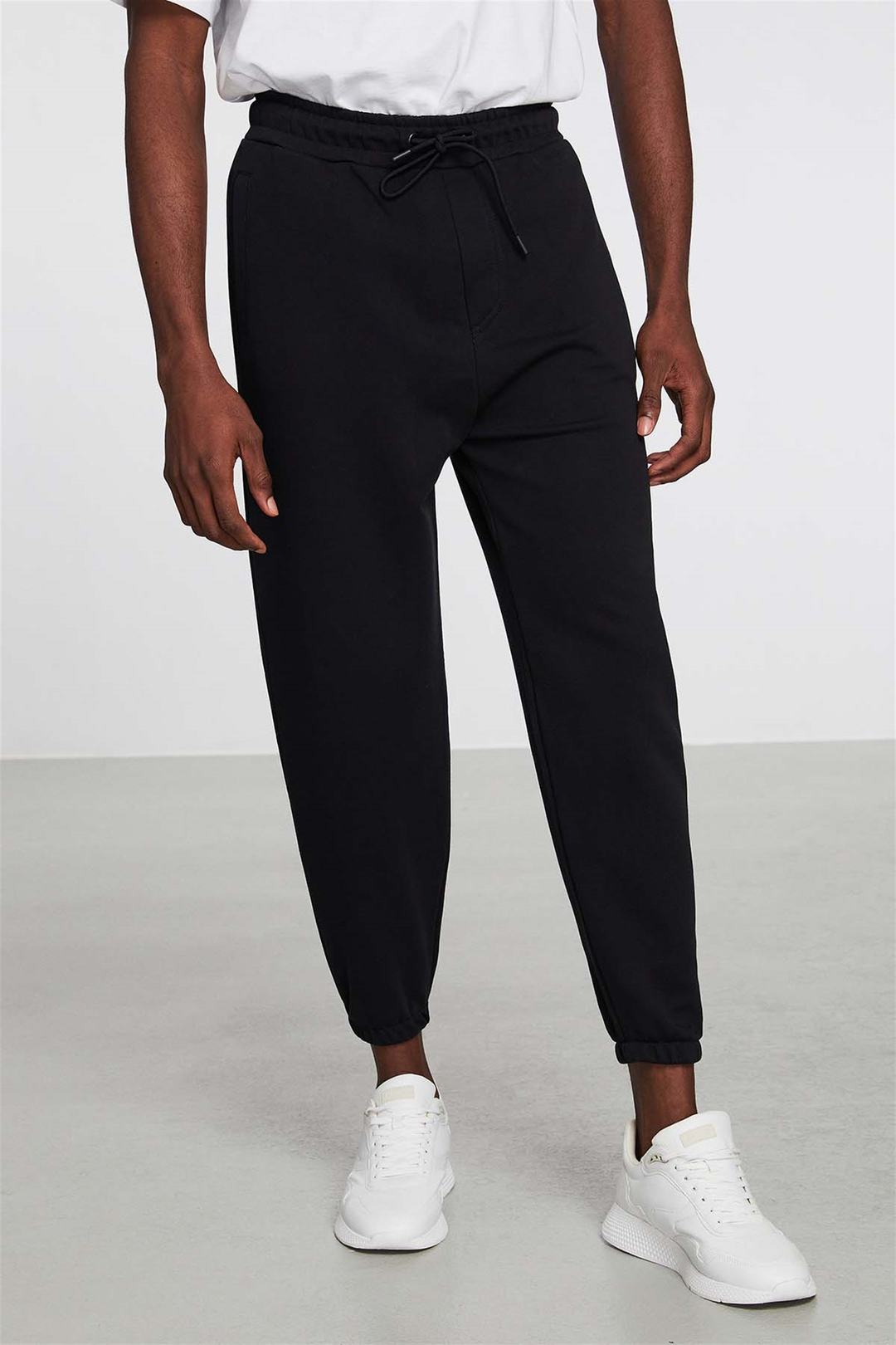 IRREGULAR Örme Comfort Fit Siyah  Eşofman Altı