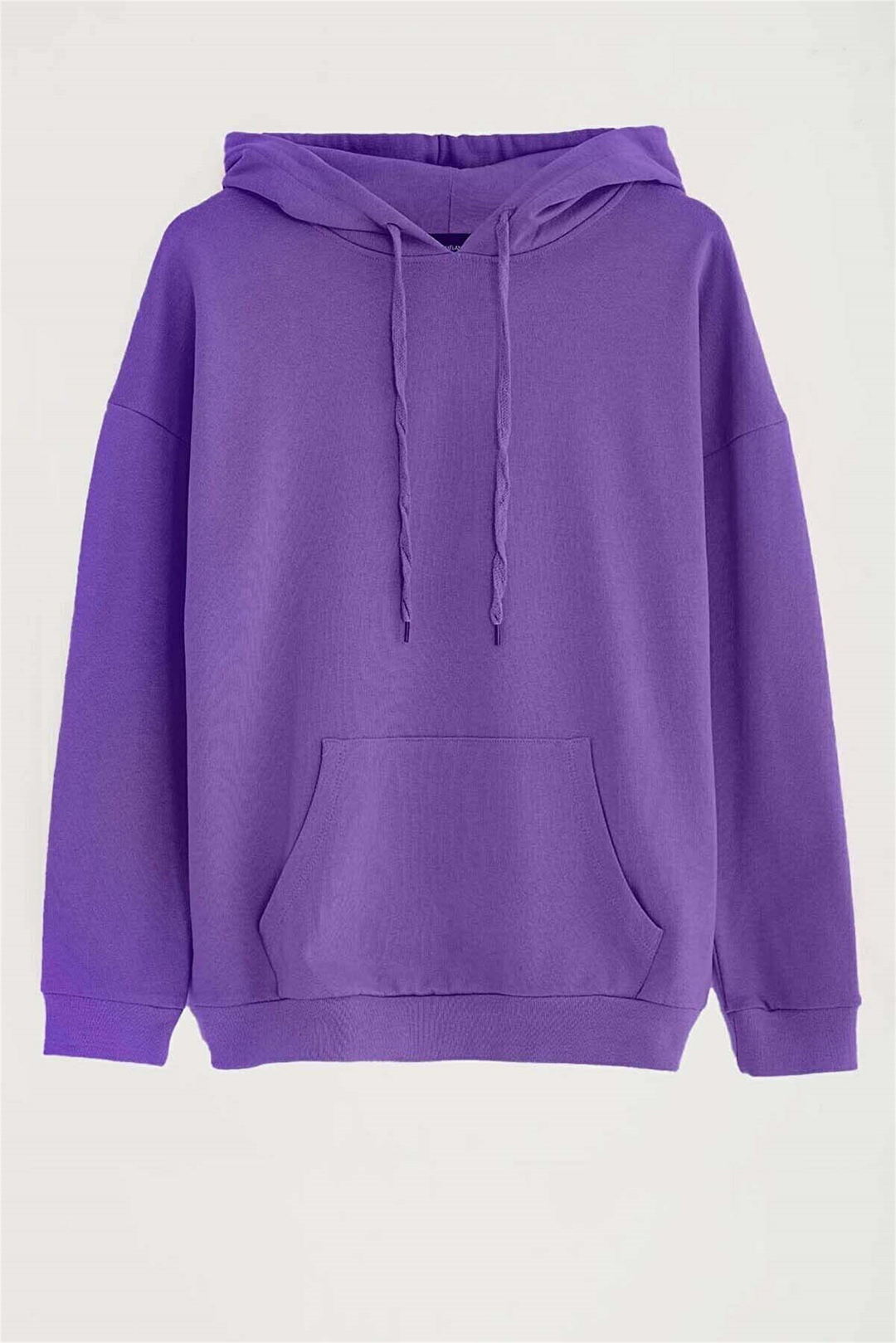 JANE Örme Comfort Fit Mor  Sweatshirt