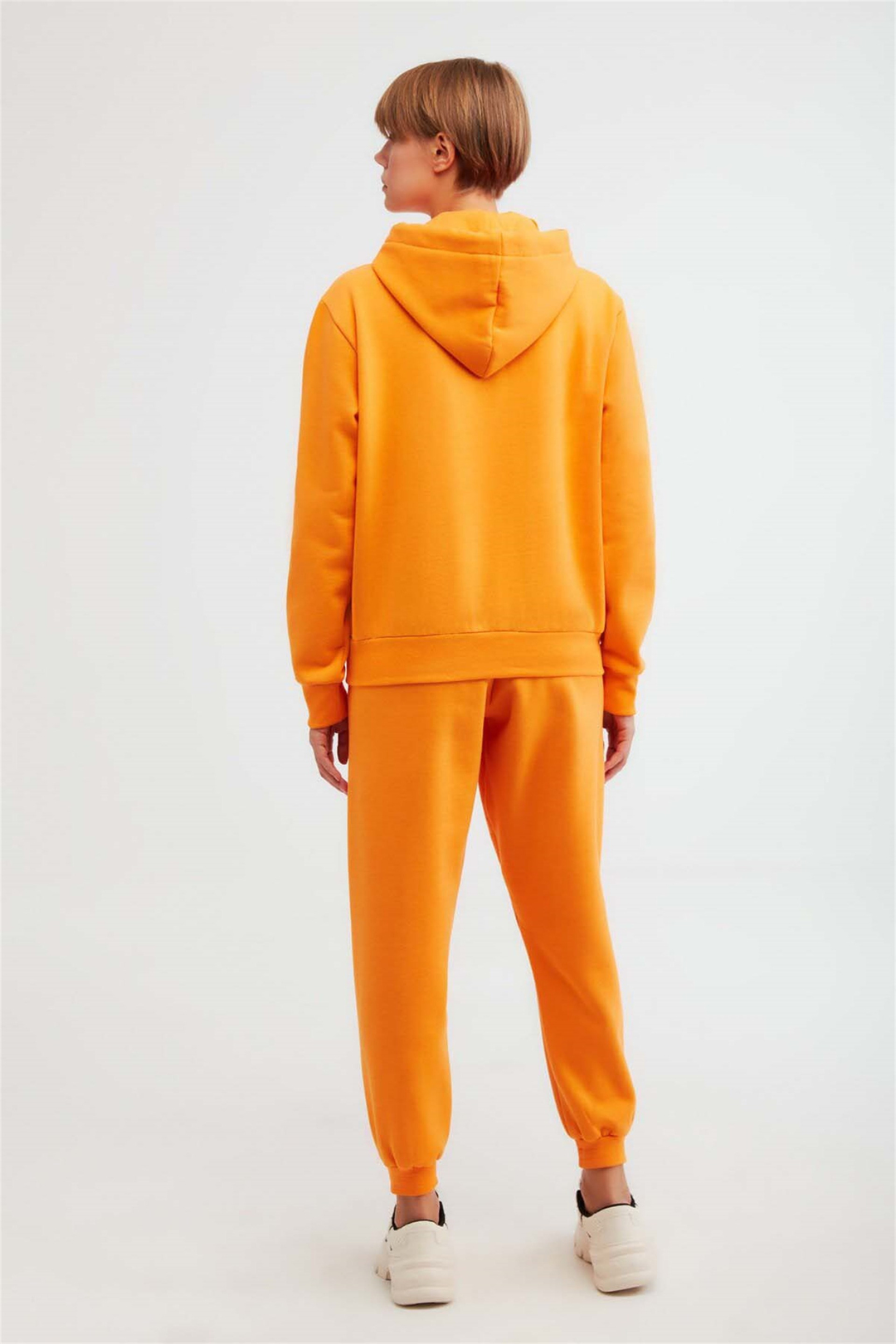 JANE Örme Comfort Fit Turuncu  Sweatshirt