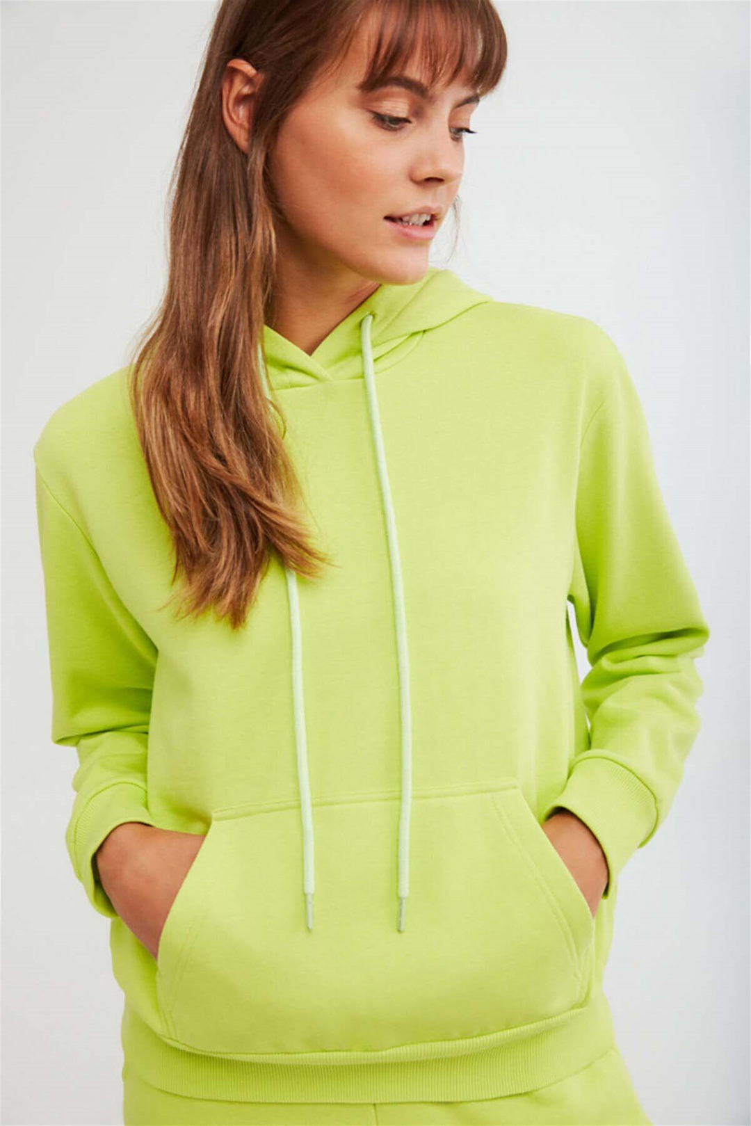 JANE Örme Comfort Fit Yeşil  Sweatshirt