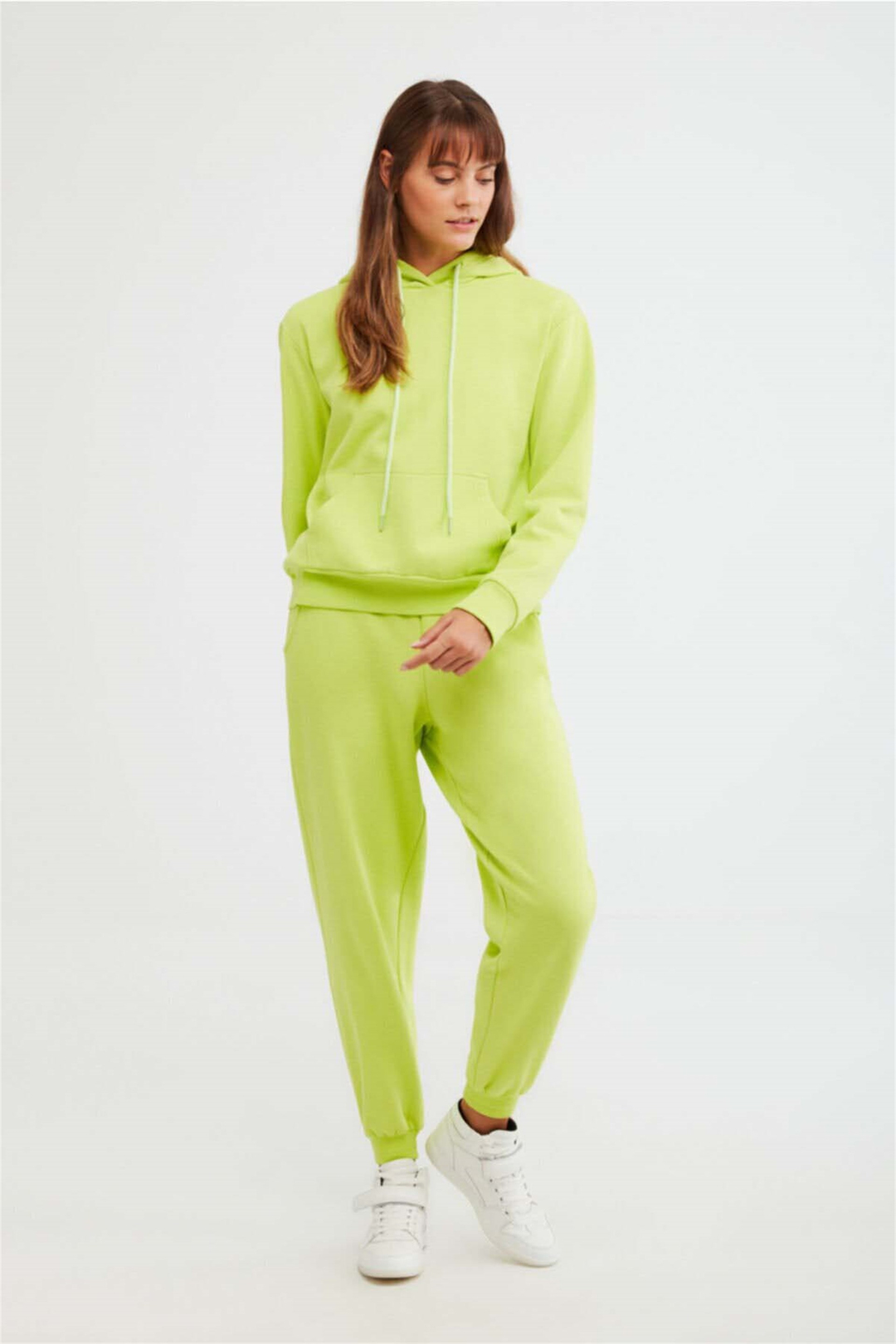 JANE Örme Comfort Fit Yeşil  Sweatshirt