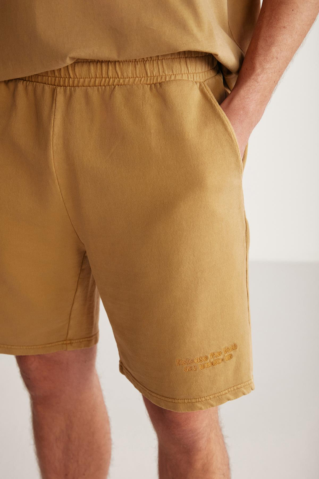 JEFFREY  Oversize Haki Tekli Alt-Üst Takım
