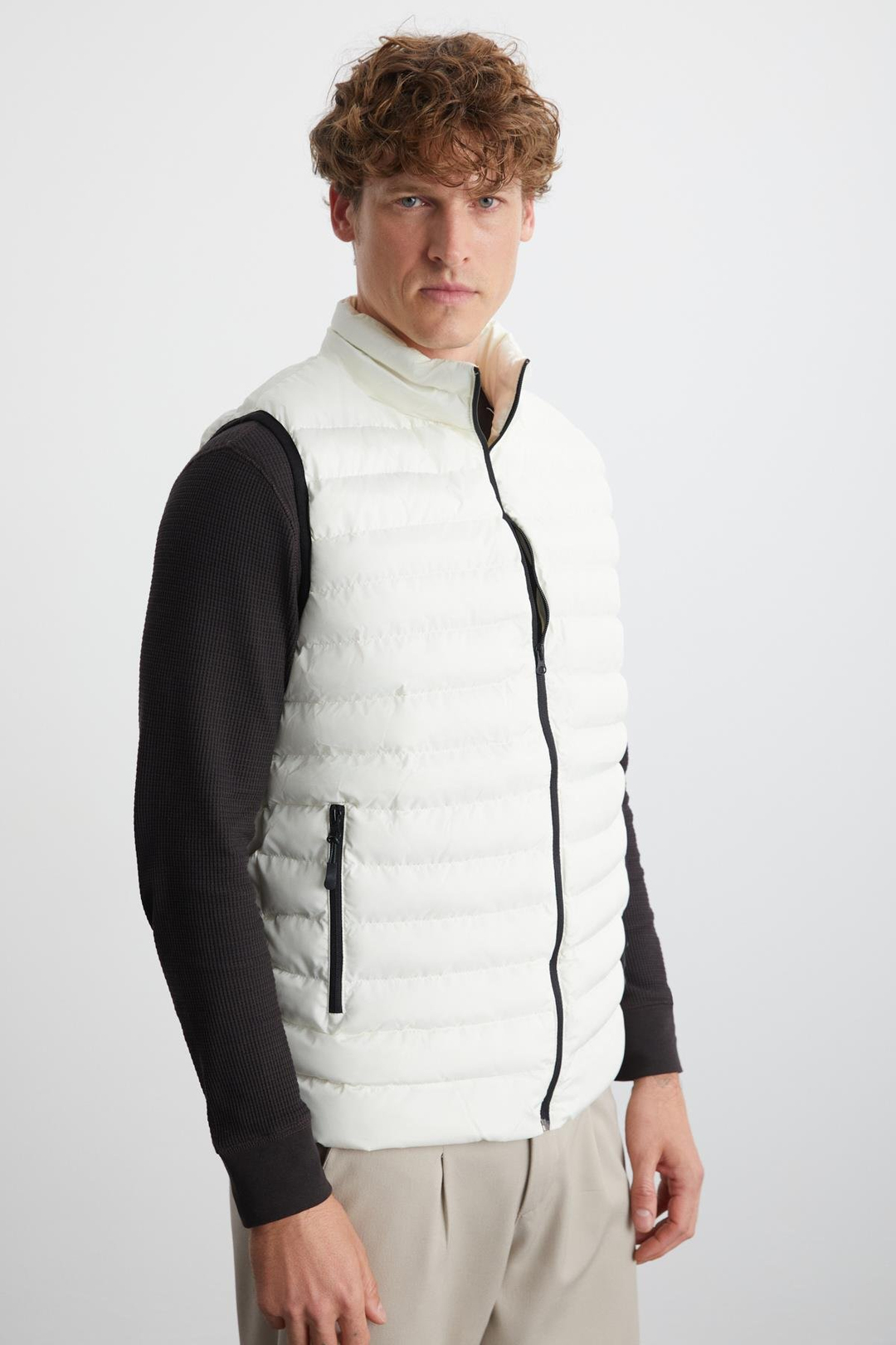 JELMER Basic Regular Taş Rengi Tekli Mont