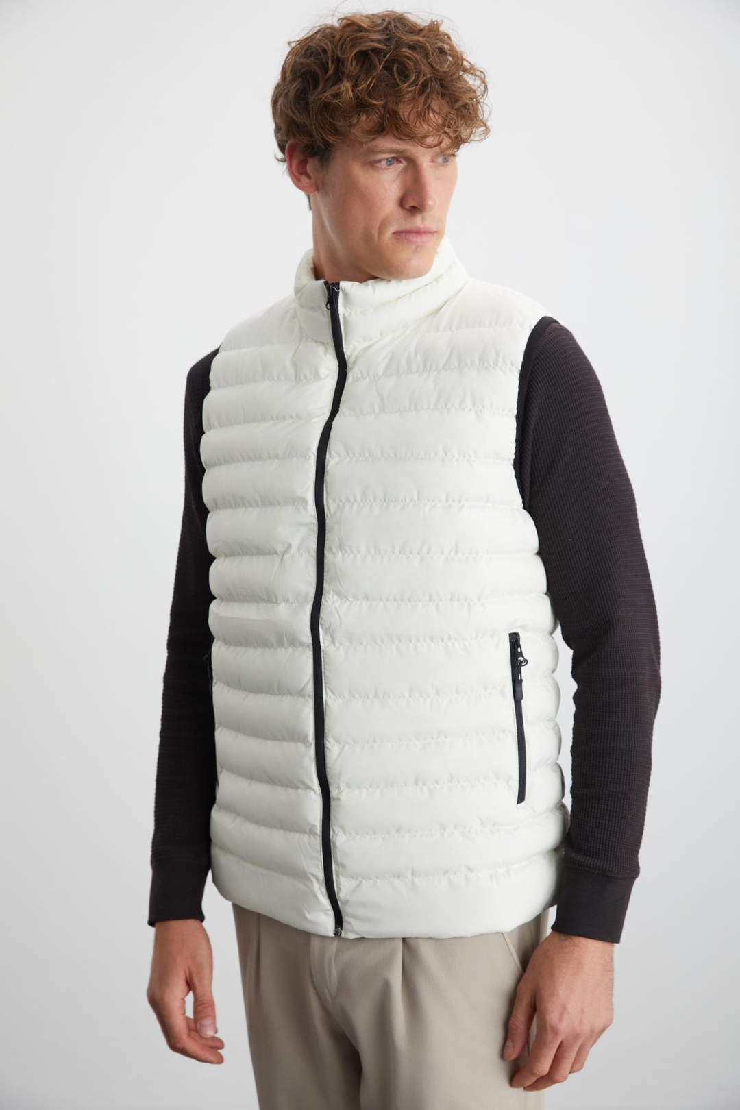 JELMER Basic Regular Taş Rengi Tekli Mont