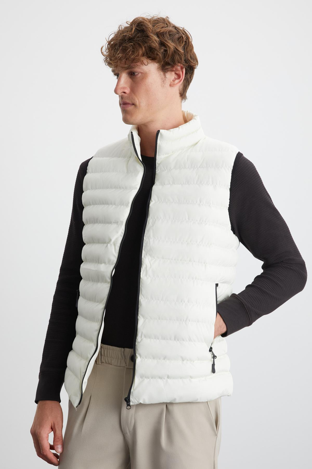 JELMER Basic Regular Taş Rengi Tekli Mont