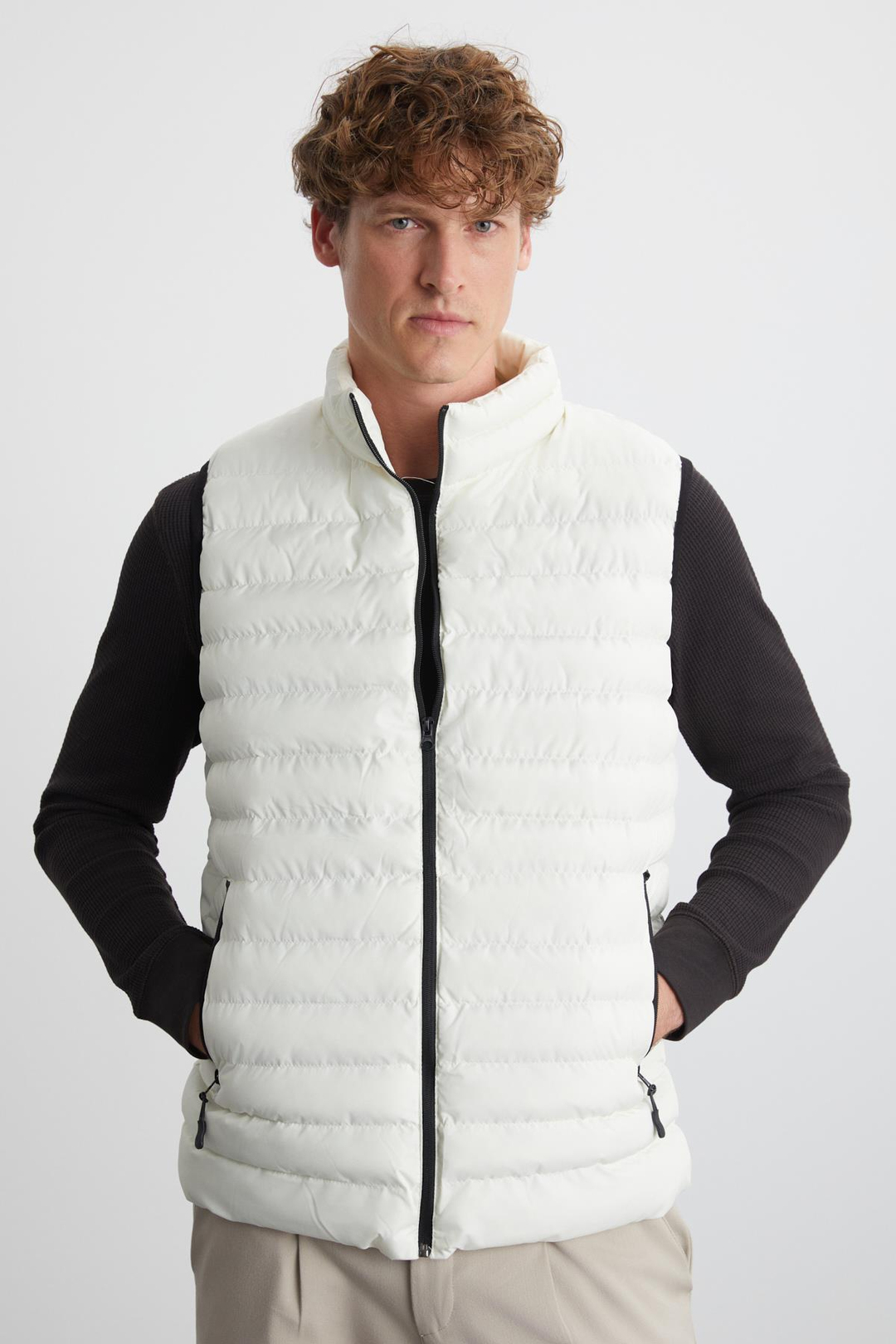 JELMER Basic Regular Taş Rengi Tekli Mont