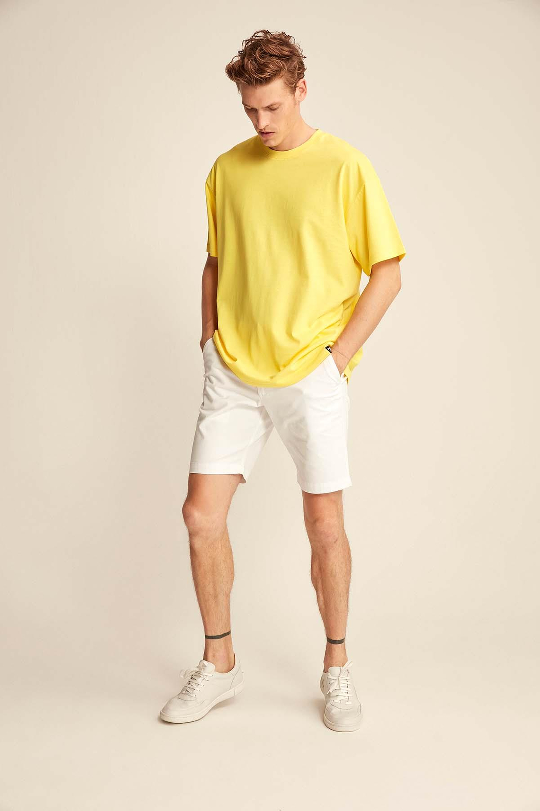 JETT  Oversize Civciv Sarı  T-Shirt