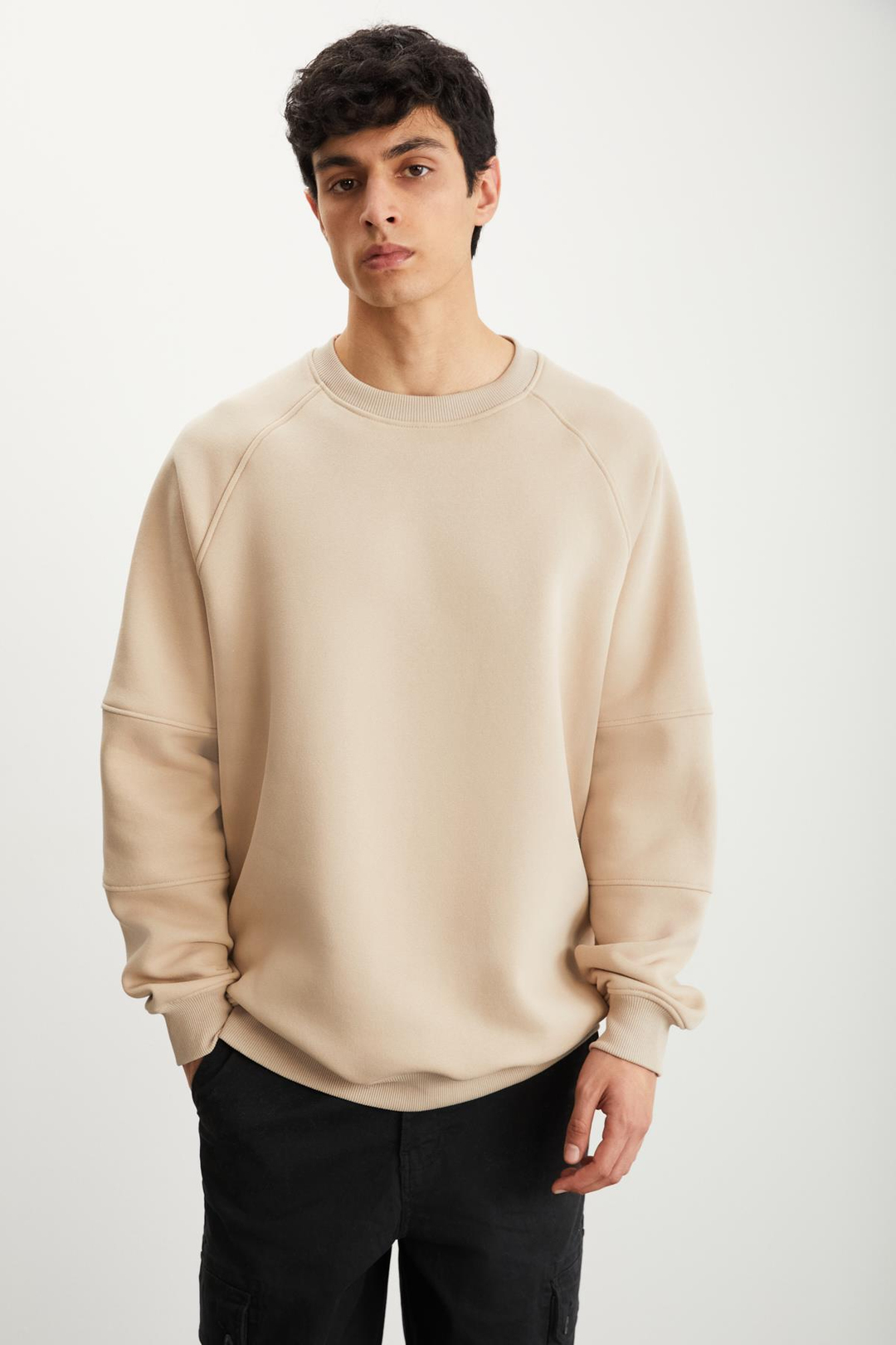 JOHHNY  Relaxed Vizon Tekli Sweatshirt