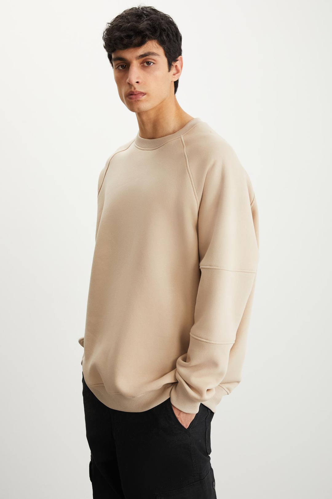 JOHHNY  Relaxed Vizon Tekli Sweatshirt