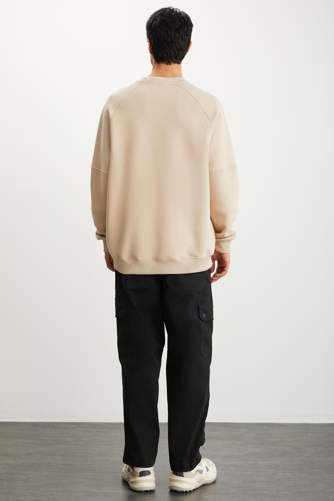 JOHHNY  Relaxed Vizon Tekli Sweatshirt