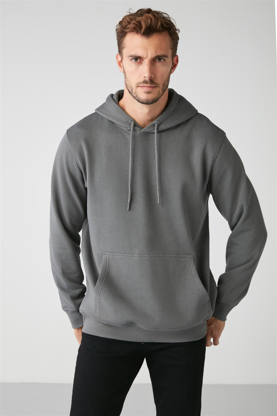 JORGE Örme Regular Koyu Gri  Sweatshirt