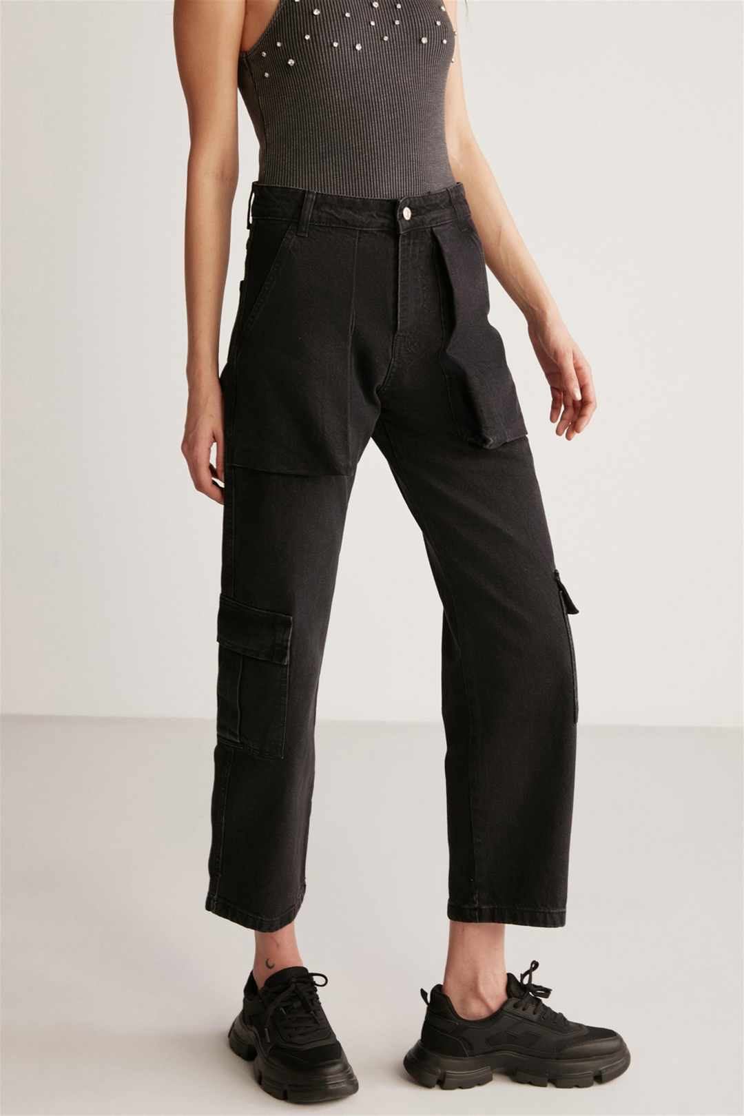 KIMBERLY Denim  Antrasit  Pantolon