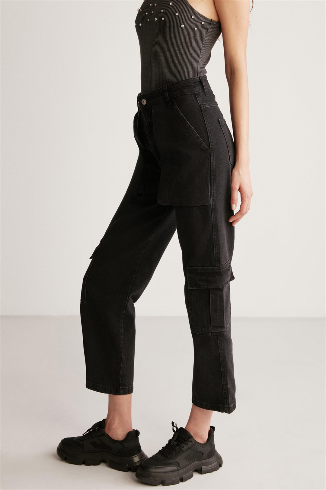 KIMBERLY Denim  Antrasit  Pantolon