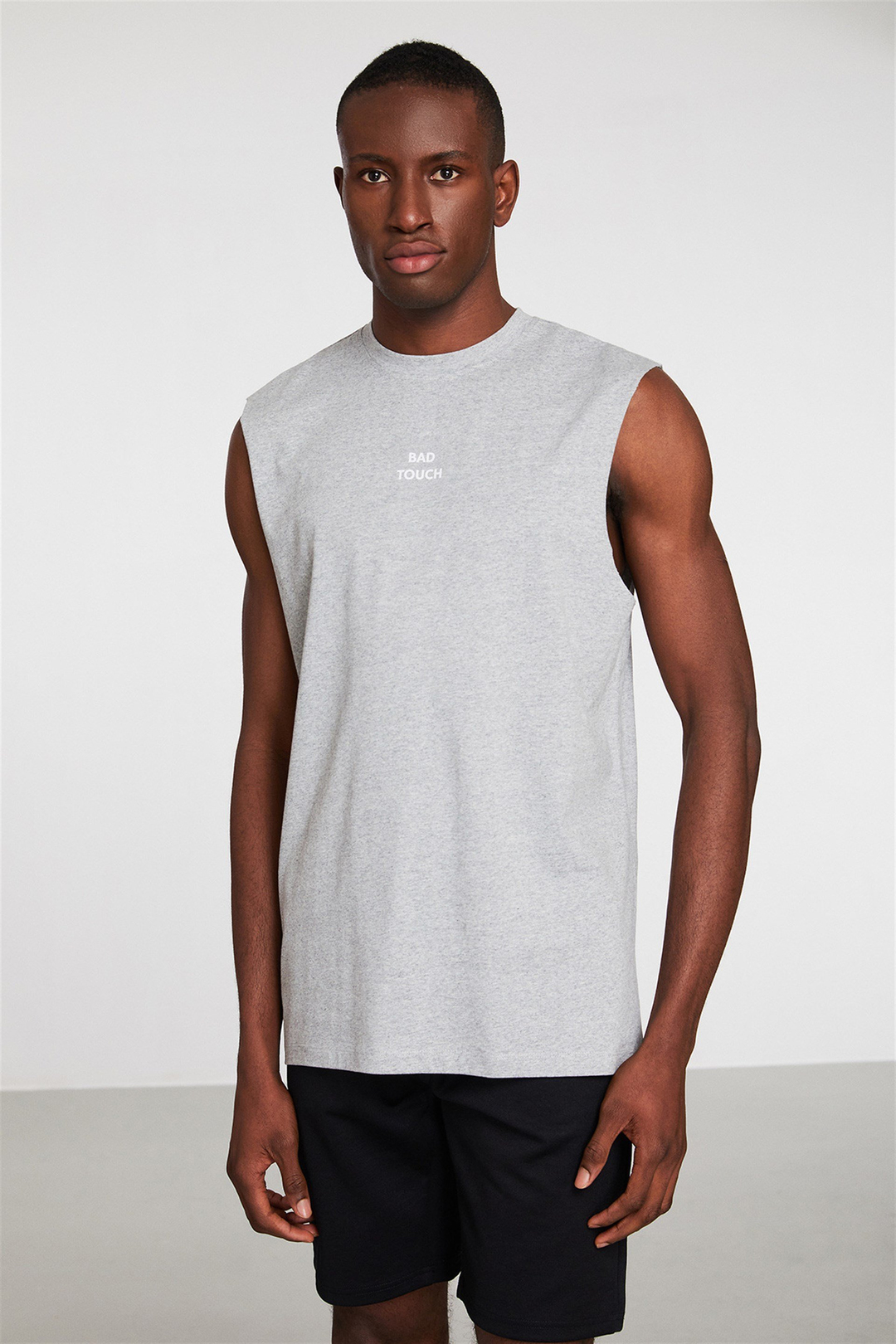 LIMELIGHT Erkek Grimelanj Baskılı Yuvarlak Yaka Comfort Fit T-Shirt