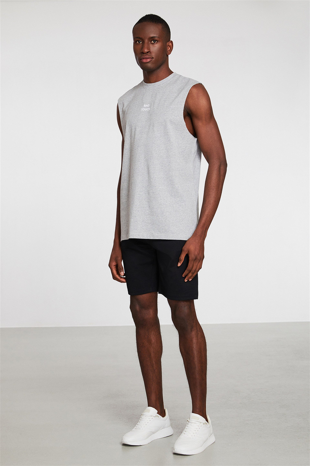 LIMELIGHT Erkek Grimelanj Baskılı Yuvarlak Yaka Comfort Fit T-Shirt