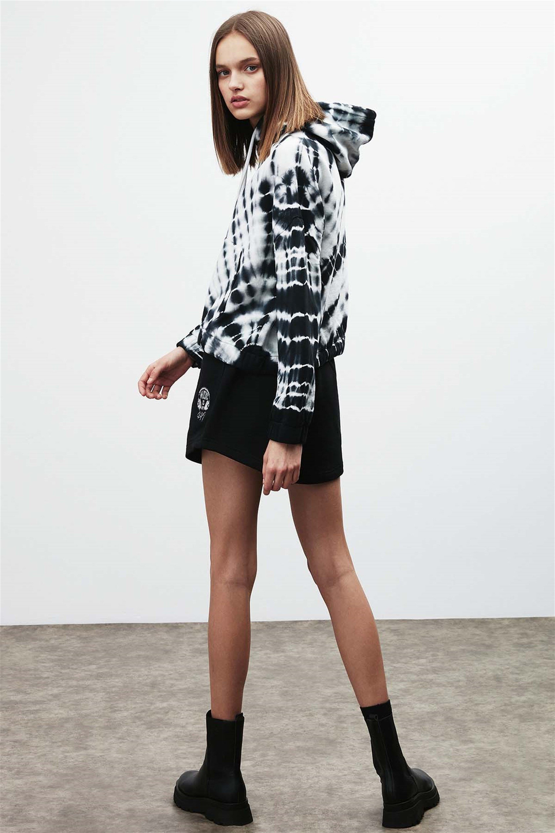 LISBETH Örme Regular Fit Siyah  Sweatshirt