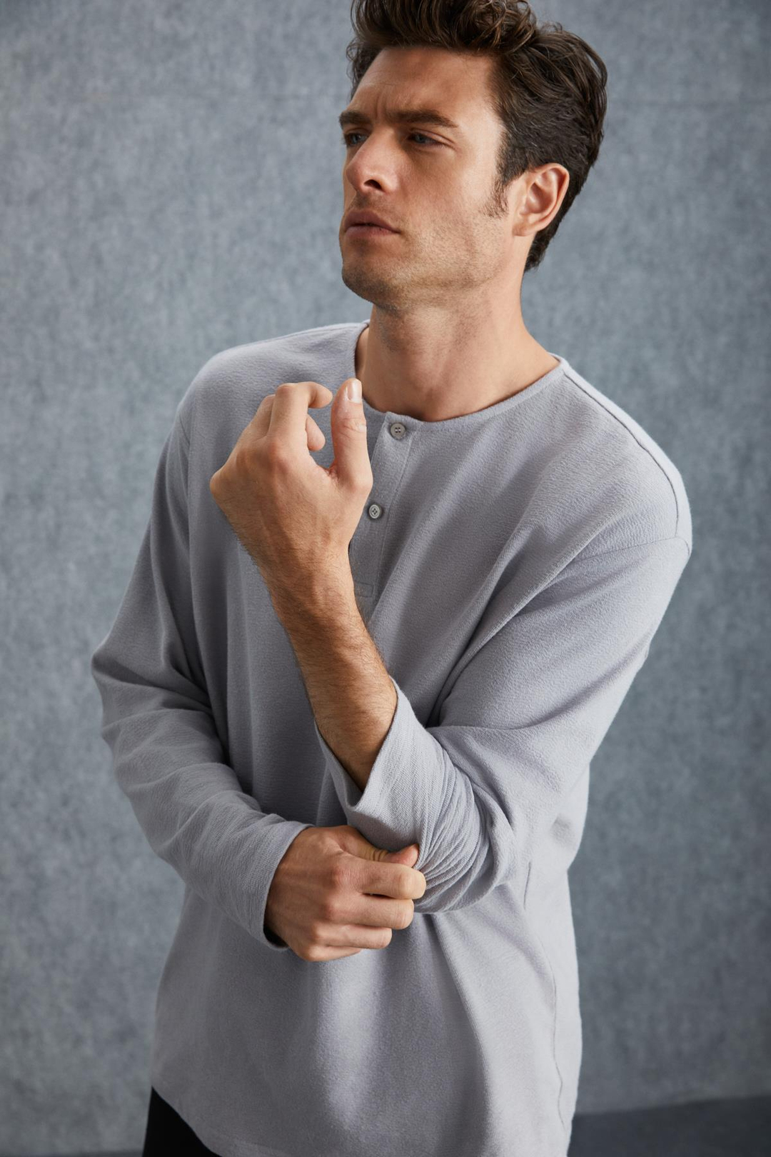 LORENZO Relaxed Regular Açık Gri  Sweatshirt
