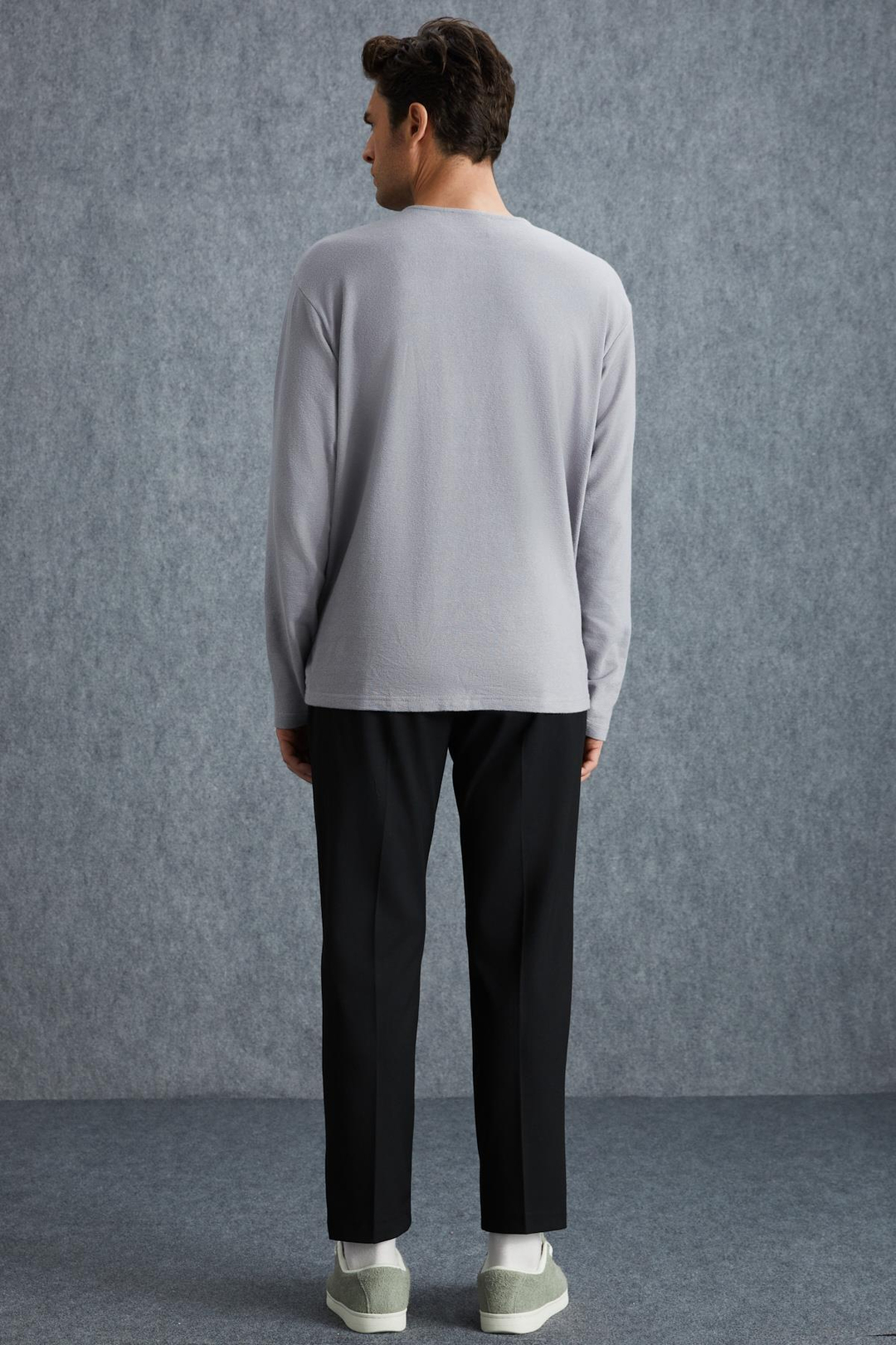 LORENZO Relaxed Regular Açık Gri  Sweatshirt