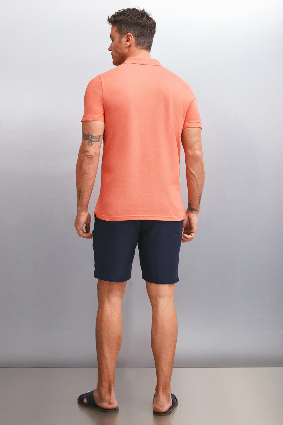 MARTEN Basic Regular Nar Çiçeği  Polo Yaka T-shirt