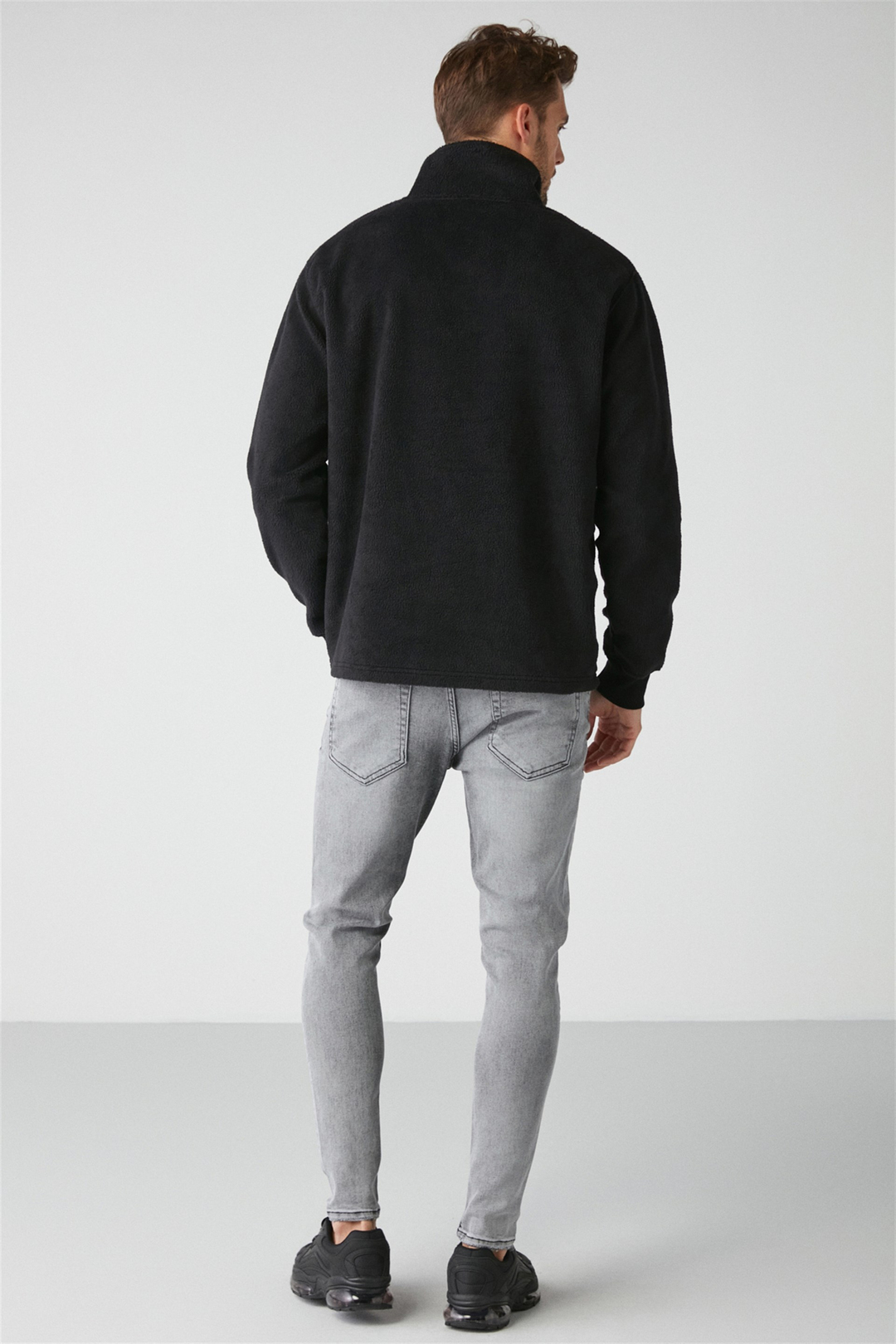 MATTS Örme Relaxed Siyah  Polar