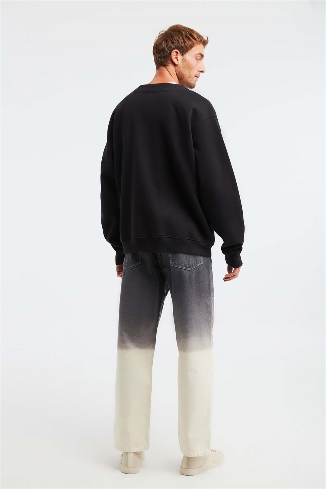 MIND Dokuma Oversize Siyah  Ceket