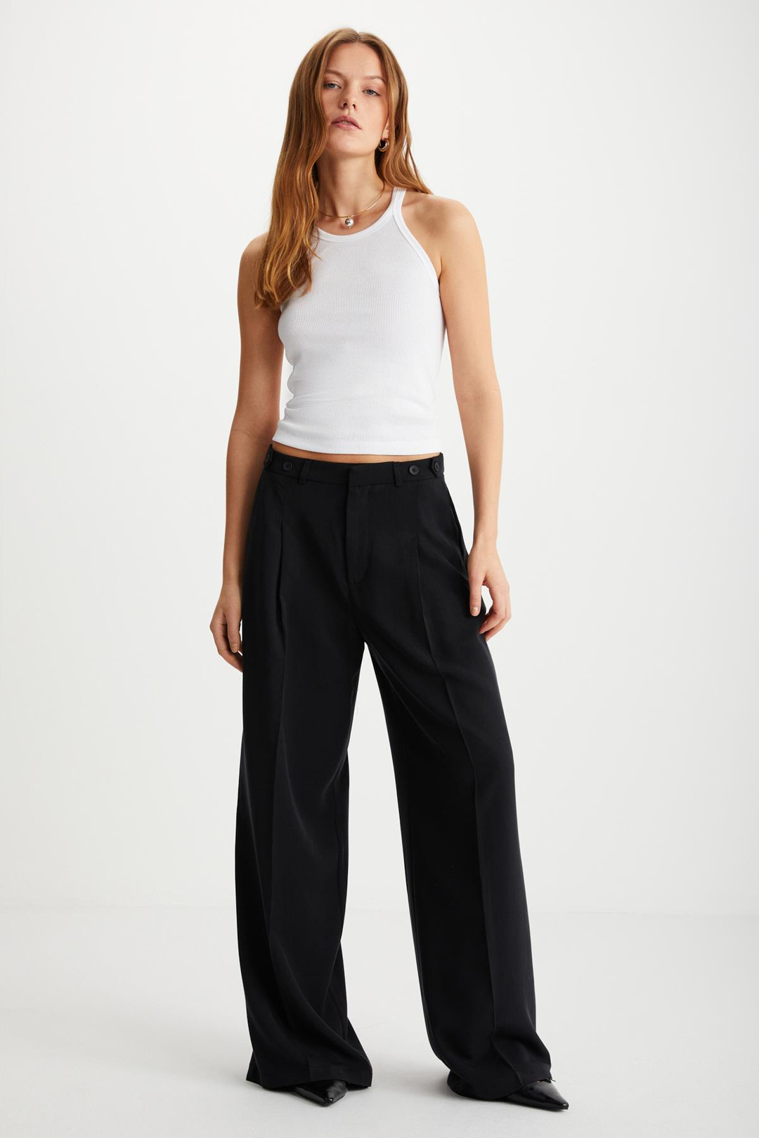 MISSY  Slim Beyaz Tekli Body