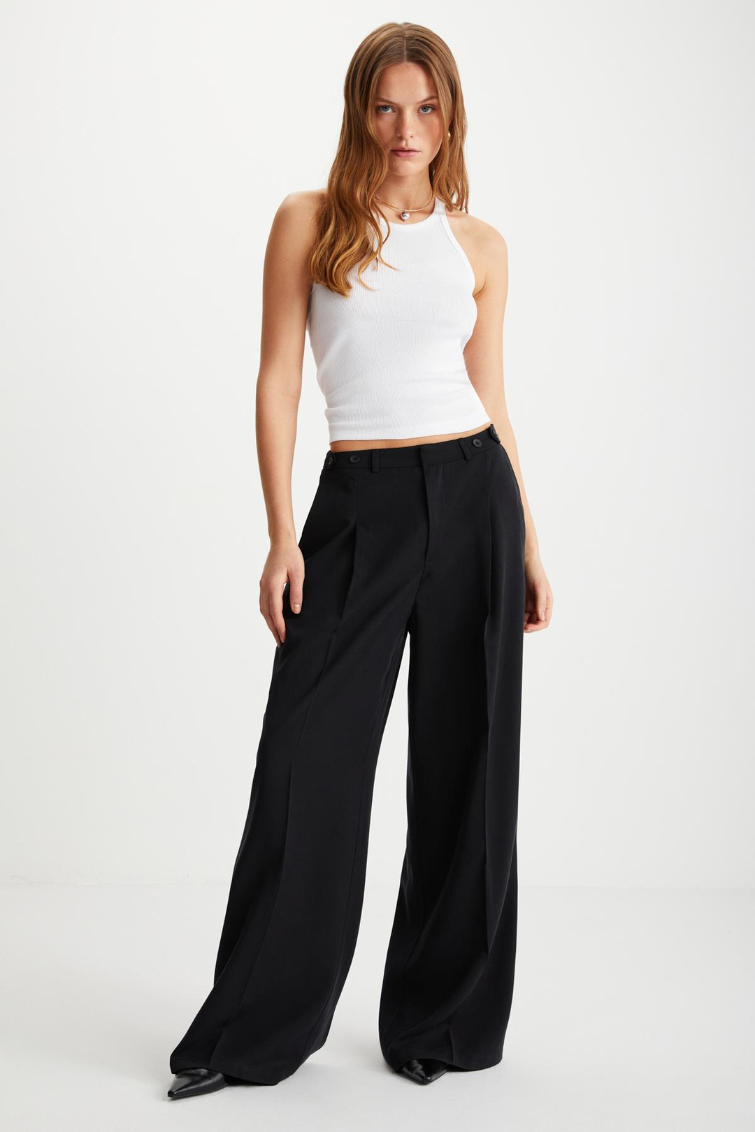 MISSY  Slim Beyaz Tekli Body