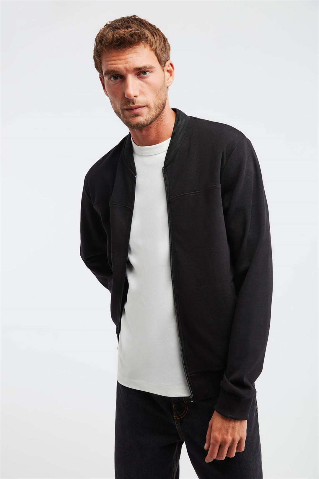 NORM İnterlok Regular Fit Siyah  Ceket