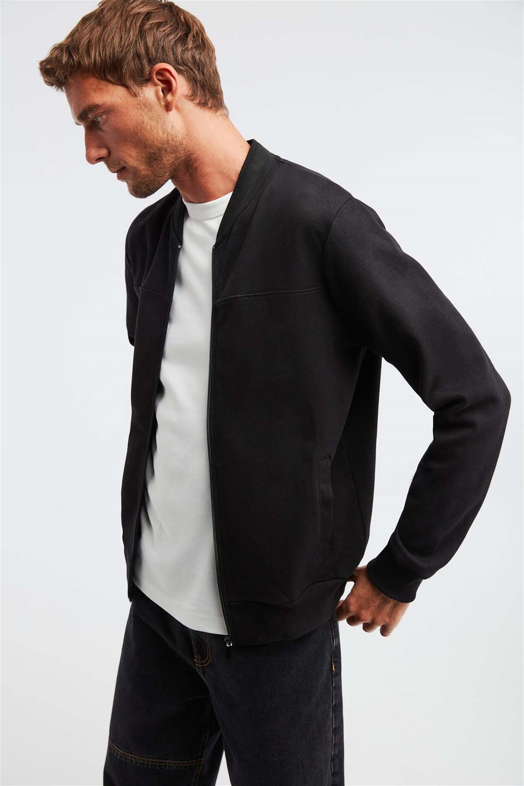 NORM İnterlok Regular Fit Siyah  Ceket