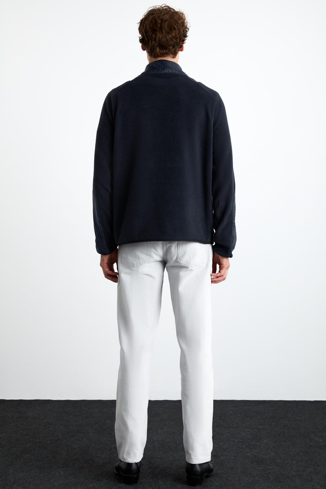 PANKRAZ Erkek Polarlı Lacivert Sweatshirt