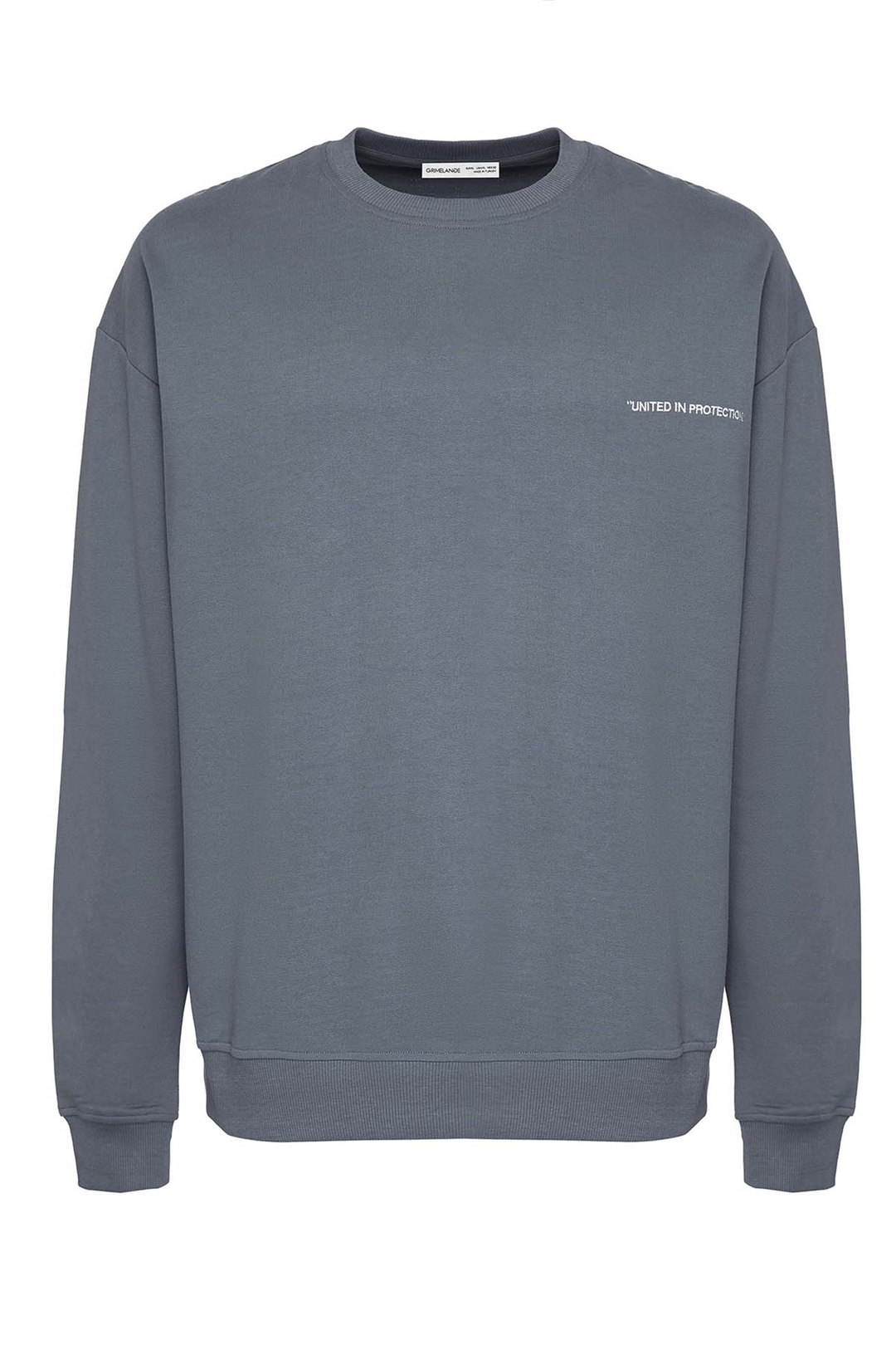 RAIROK Örme Comfort Fit Koyu Gri  Sweatshirt