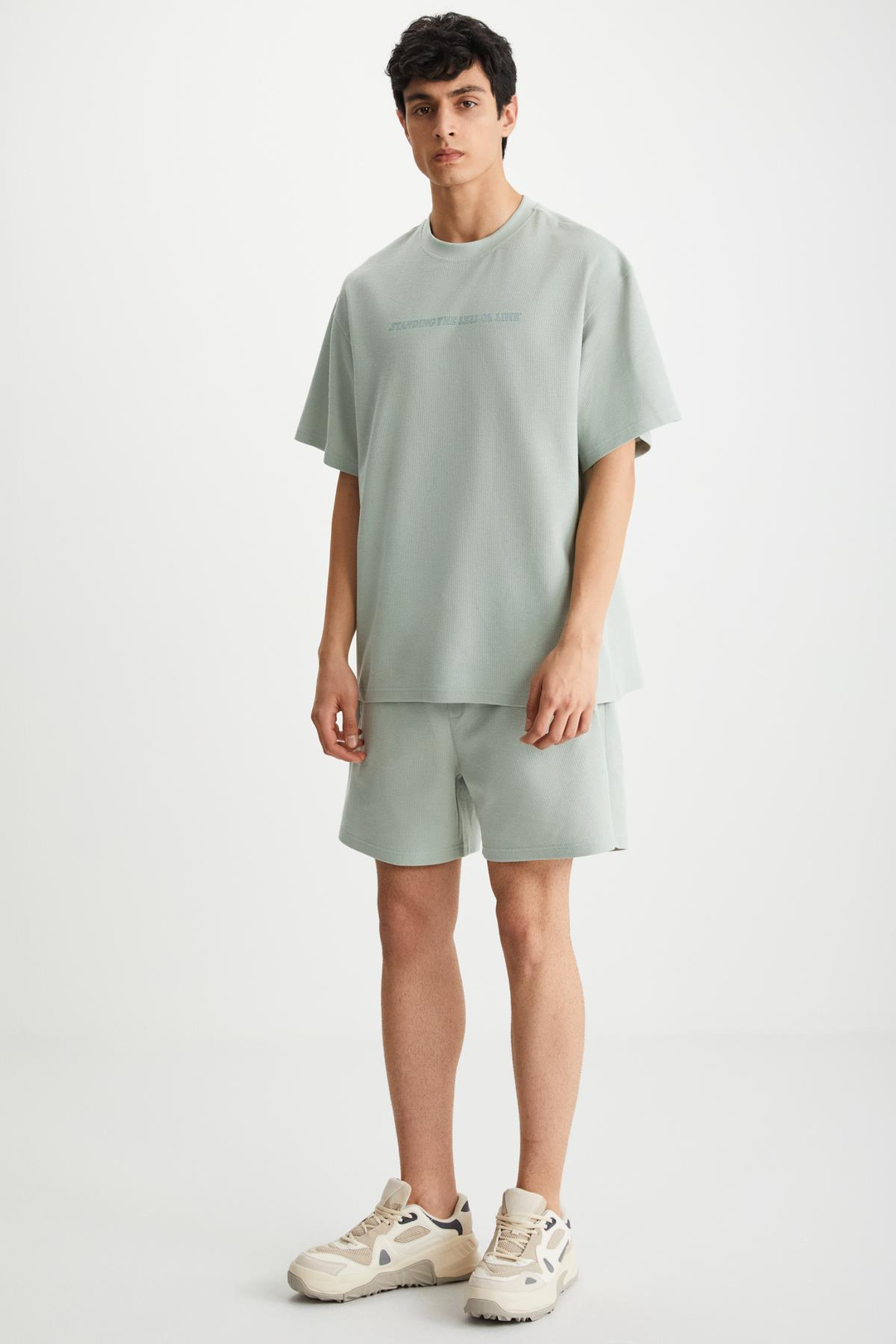 RAMADAN  Regular Mint Yeşil Tekli T-Shirt
