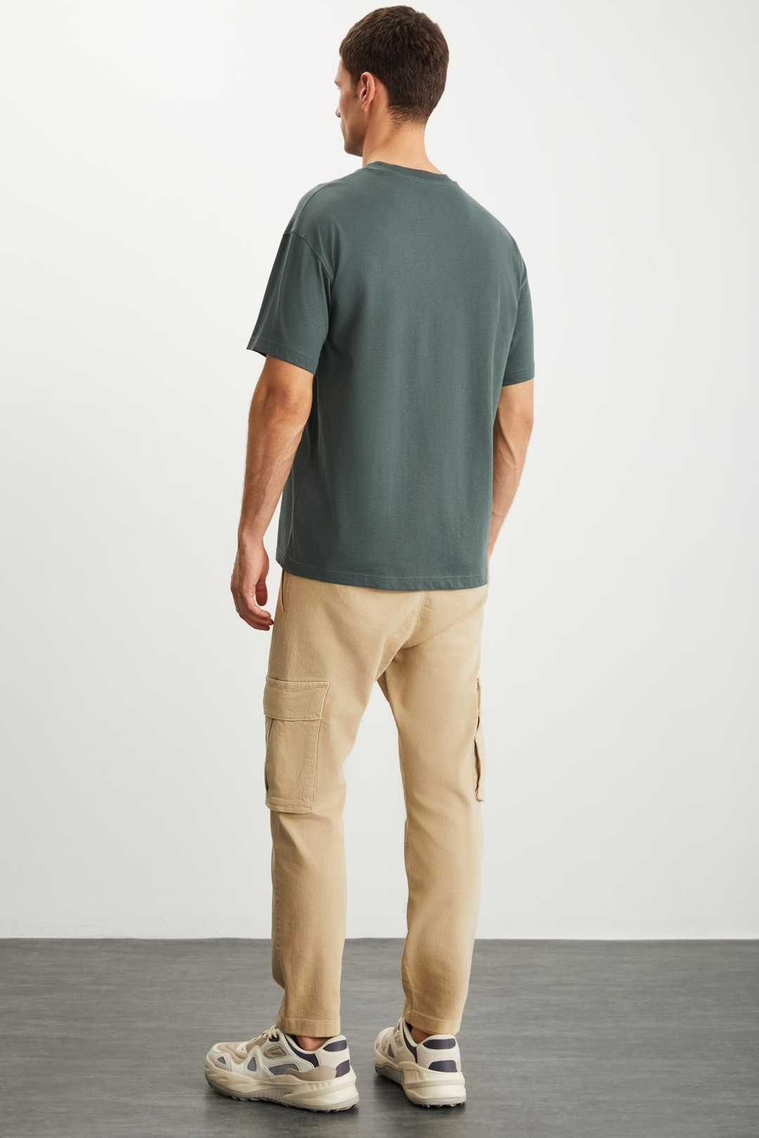 RAMADAN  Regular Yeşil Tekli T-Shirt