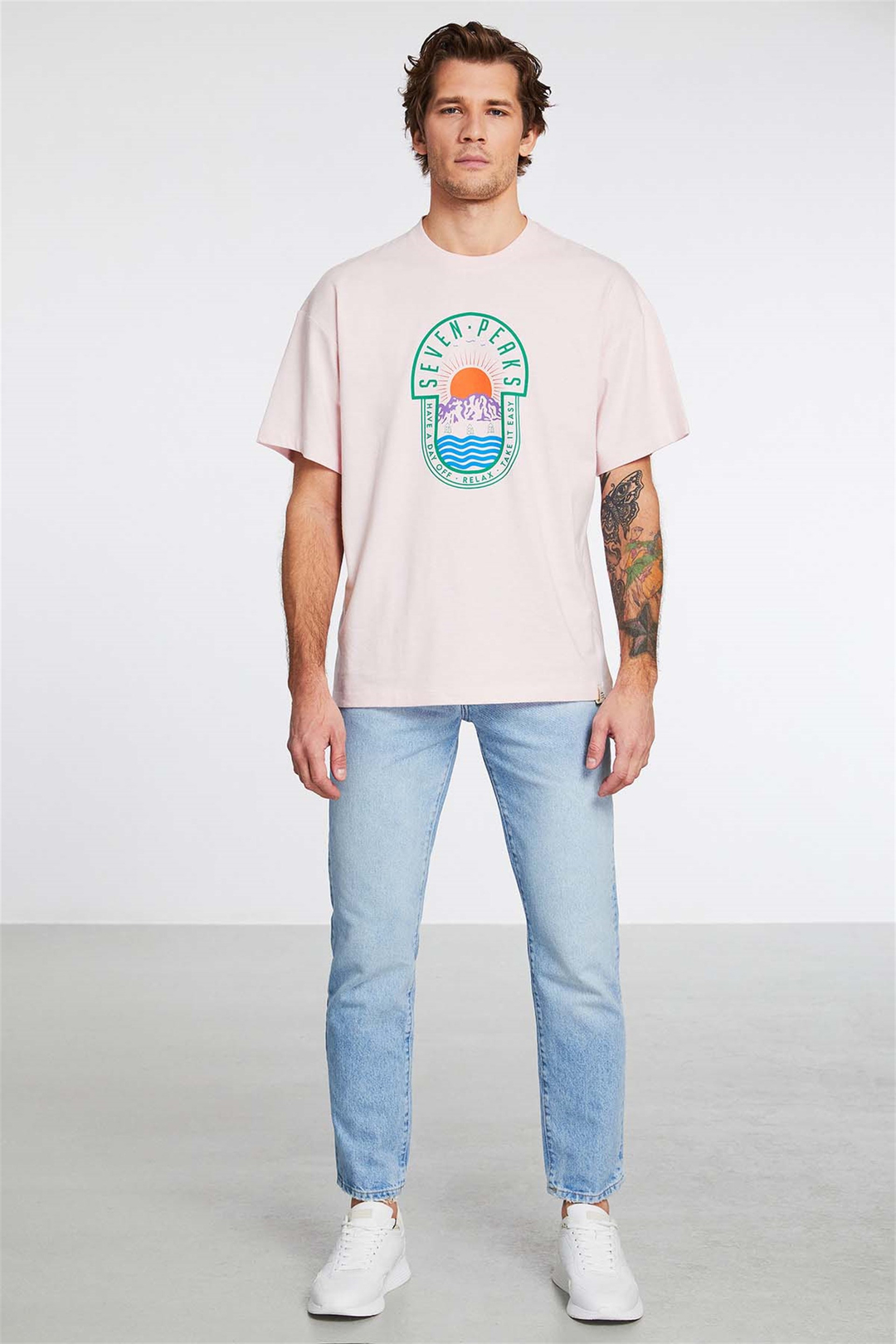 RECOGNITION Örme Regular Fit Pembe  T-Shirt