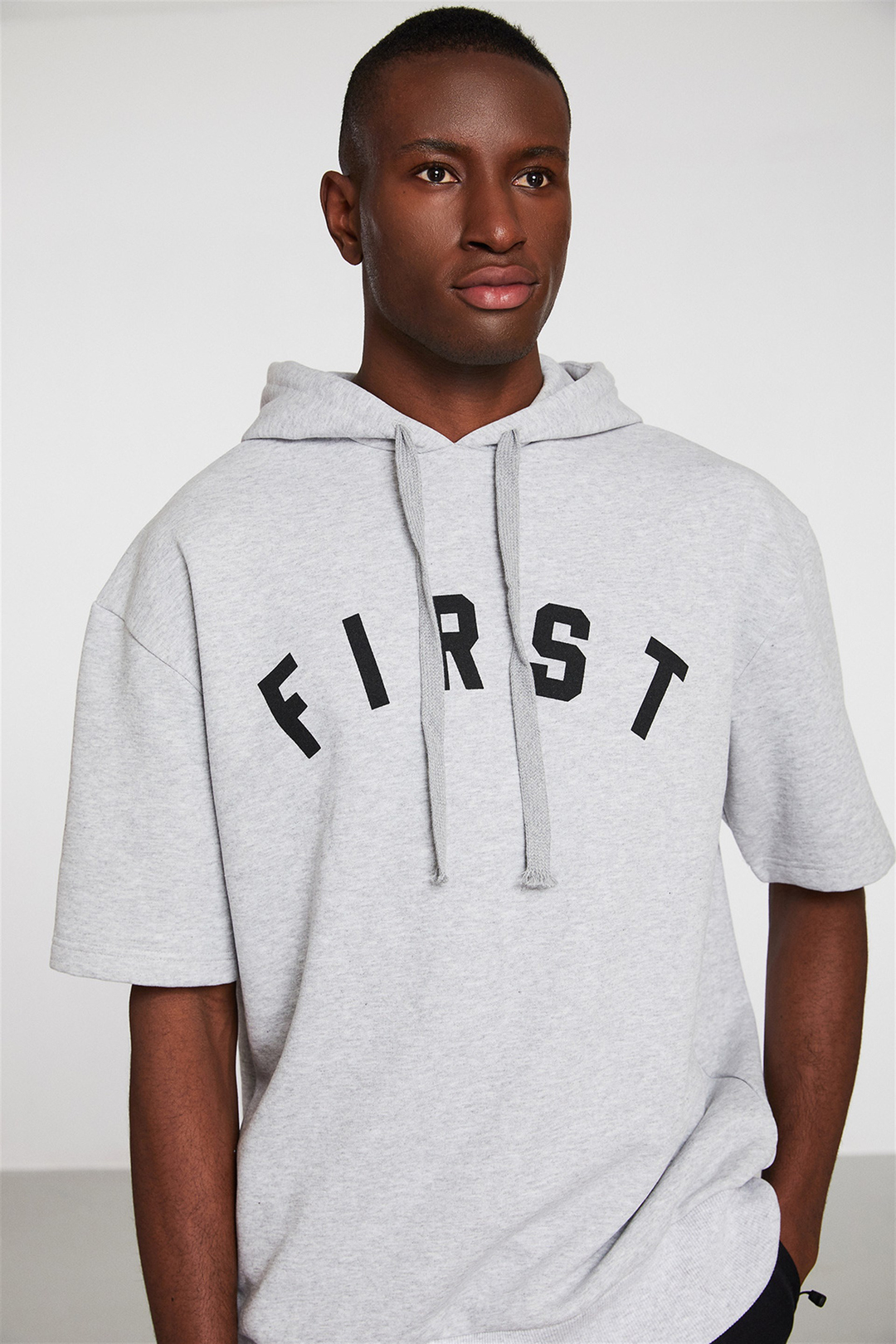RELEGATE Erkek Grimelanj Baskılı Kapüşonlu Relaxed Fit Sweatshirt