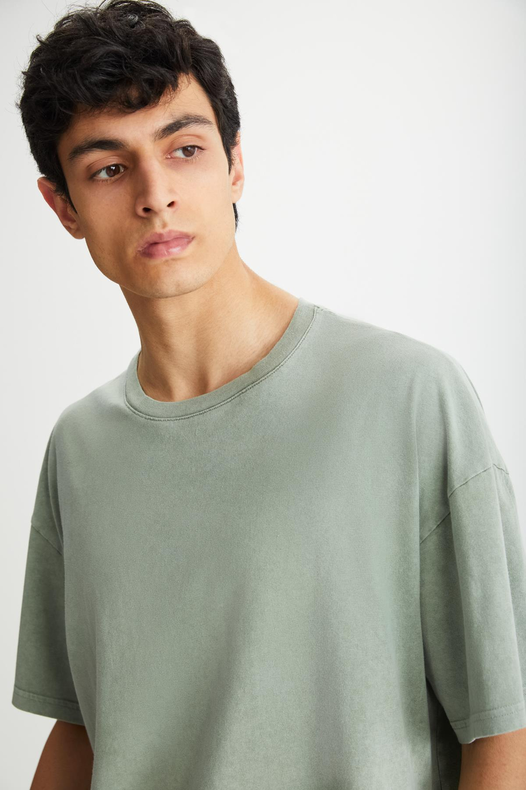 RINGO  Relaxed Yeşil Tekli T-Shirt