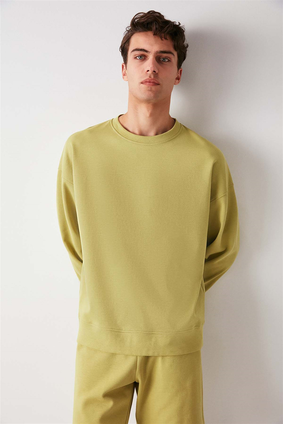 ROYAL Örme Oversize Yeşil  Eşofman Takımı