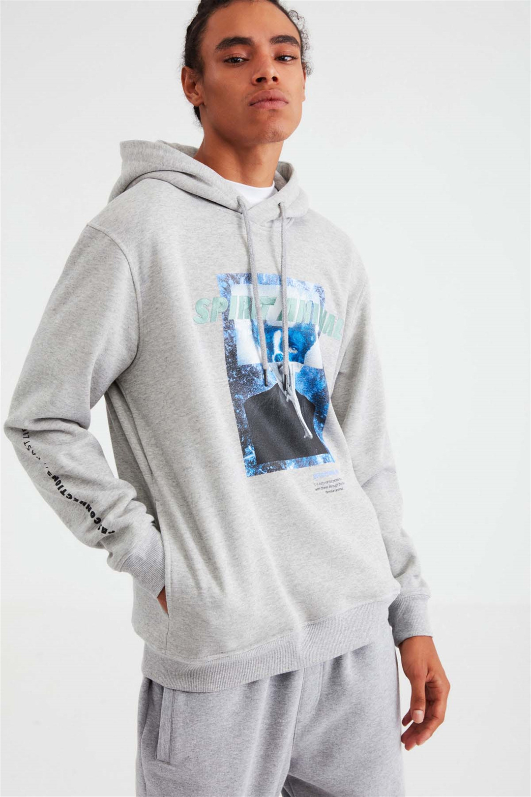 SAVAGE Örme Comfort Fit Grimelanj  Sweatshirt