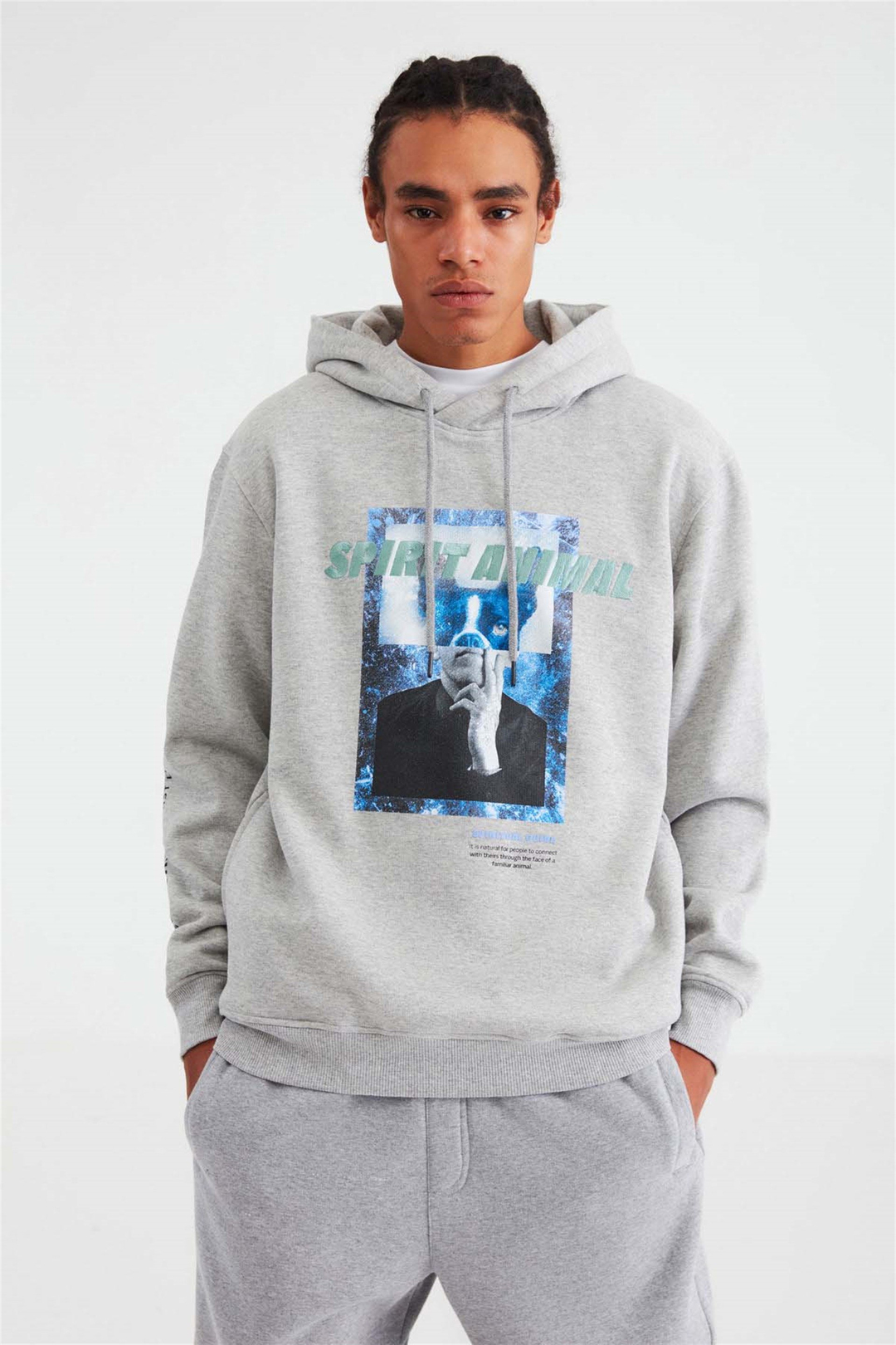 SAVAGE Örme Comfort Fit Grimelanj  Sweatshirt